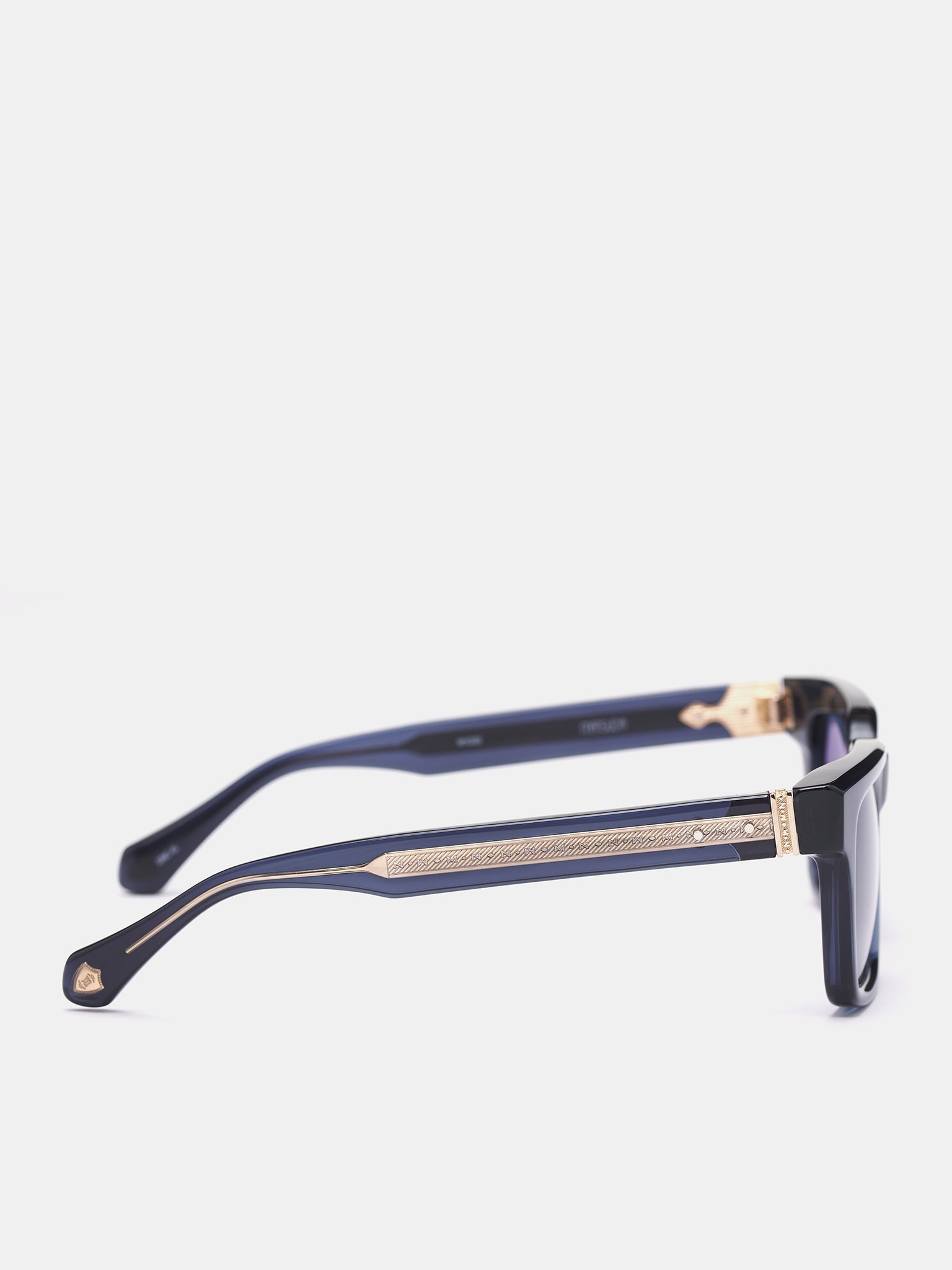 M1033 Sunglasses (M1033-BRUSHED-GOLD-DARK-NAVY)