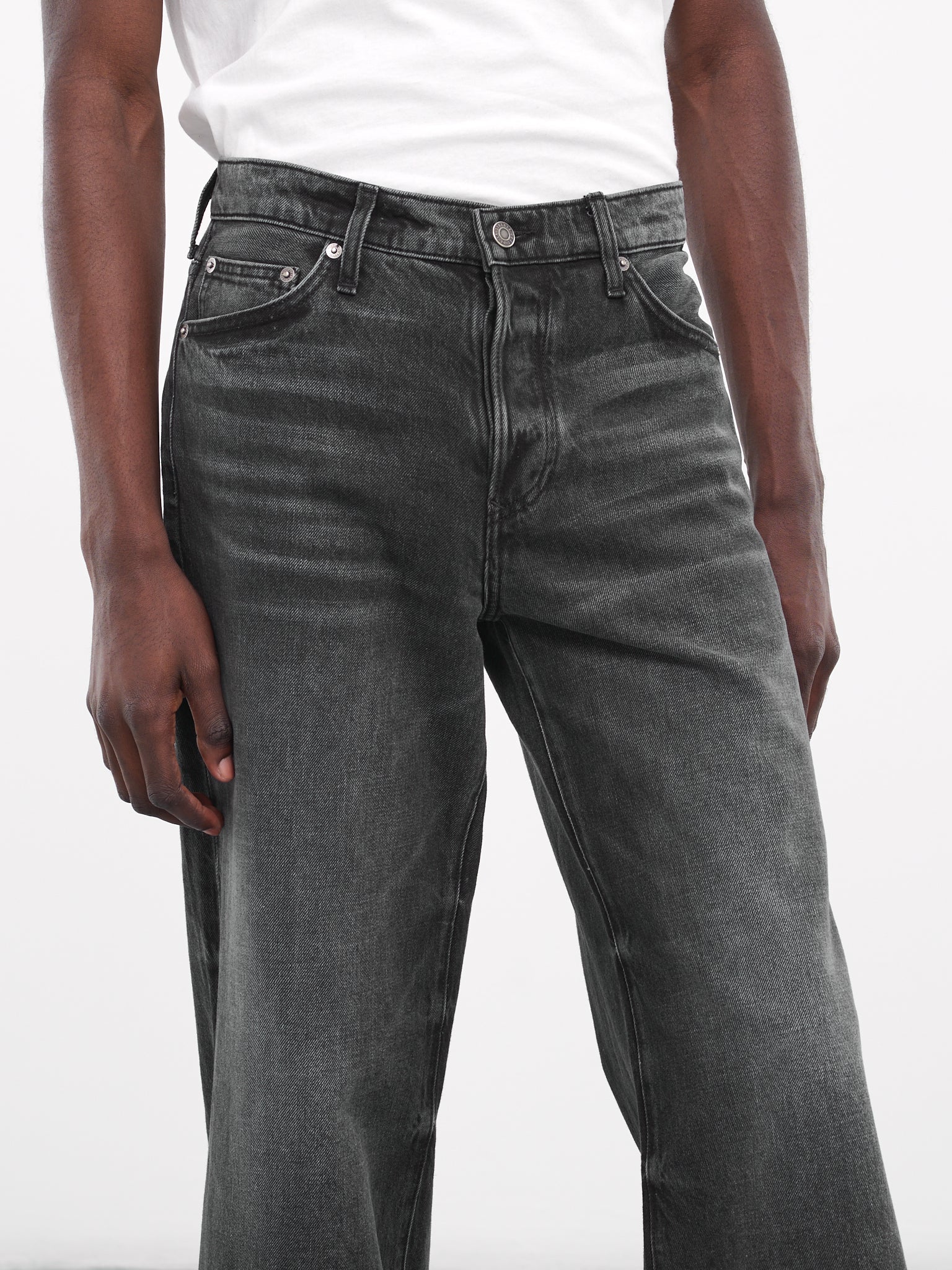 ACNE STUDIOS Distressed faded denim jeans | THE OUTNET