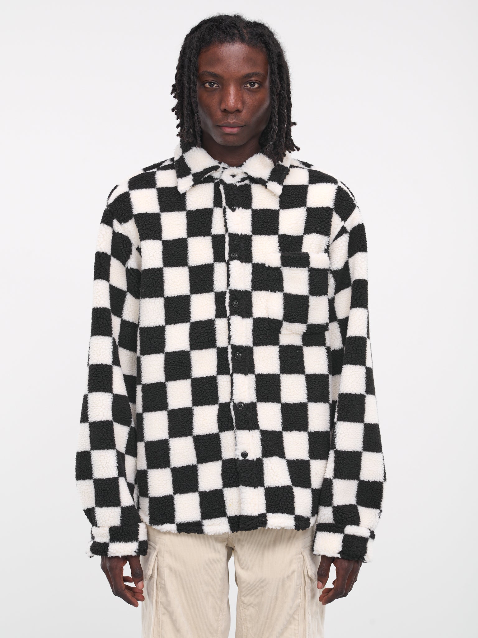 Black and white checkerboard cheap jacket