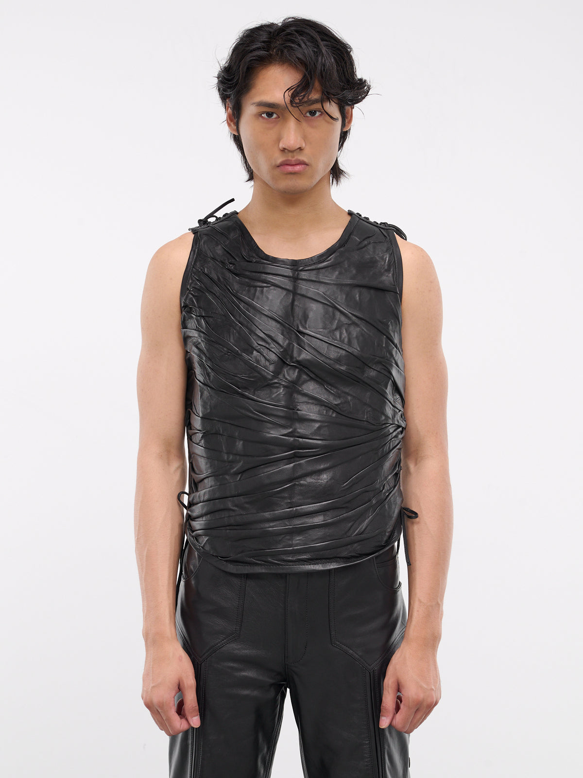 Mamado Leather Top (MAMADO-BLACK)