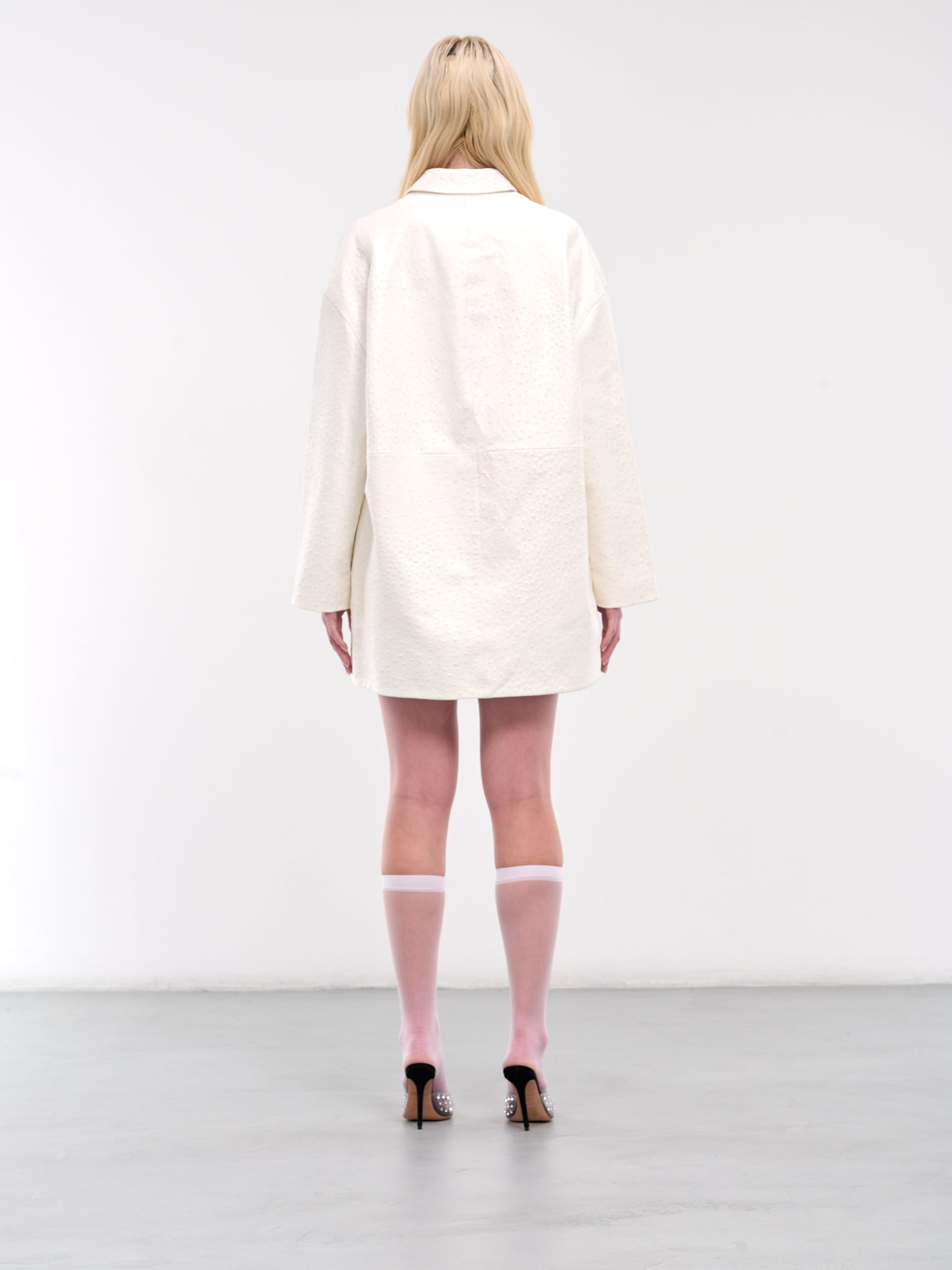 Mauranne Leather Coat (MAURANNE-LEATHER-WHITE)