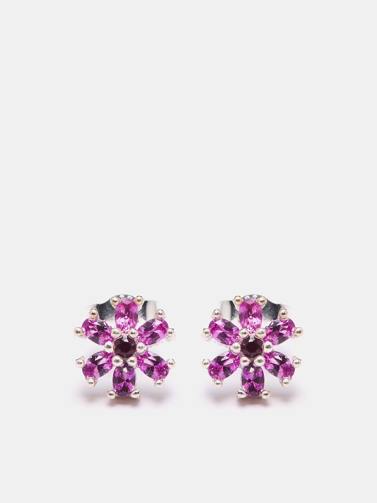 Mini Blossom Stud Earrings (MBLSSMSTUD2-SILVER)