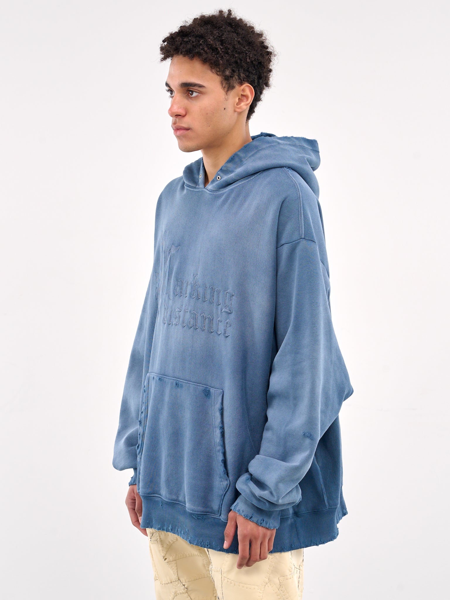 Classic Logo Hoodie (MD5SMF04AP-JE496-SUNFADE-BLUE)