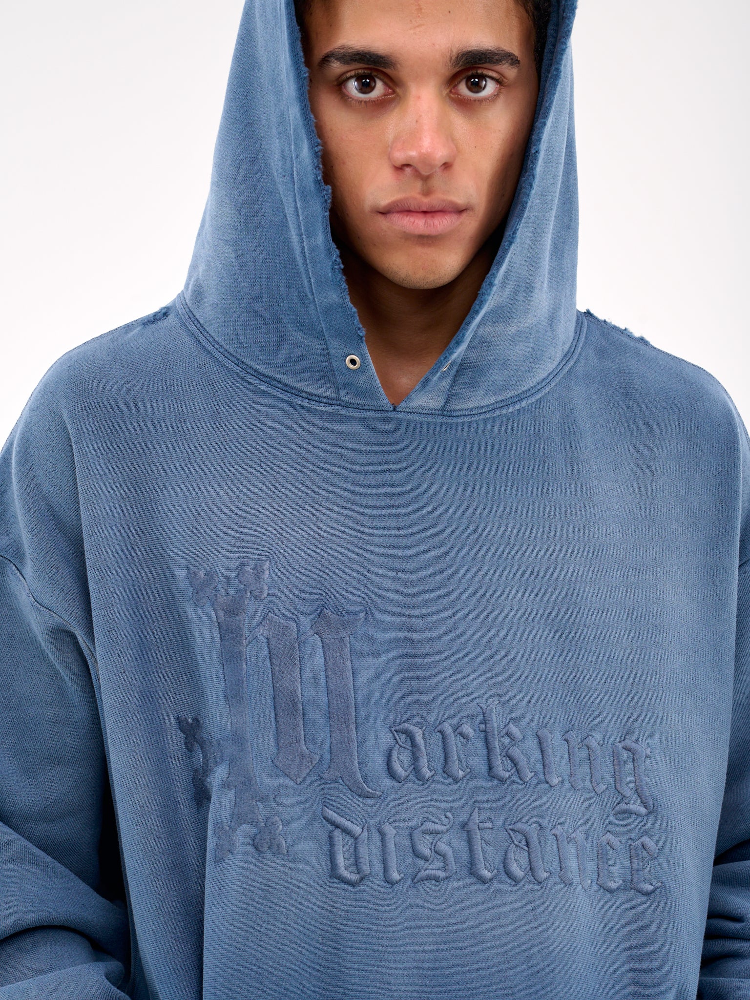 Classic Logo Hoodie (MD5SMF04AP-JE496-SUNFADE-BLUE)