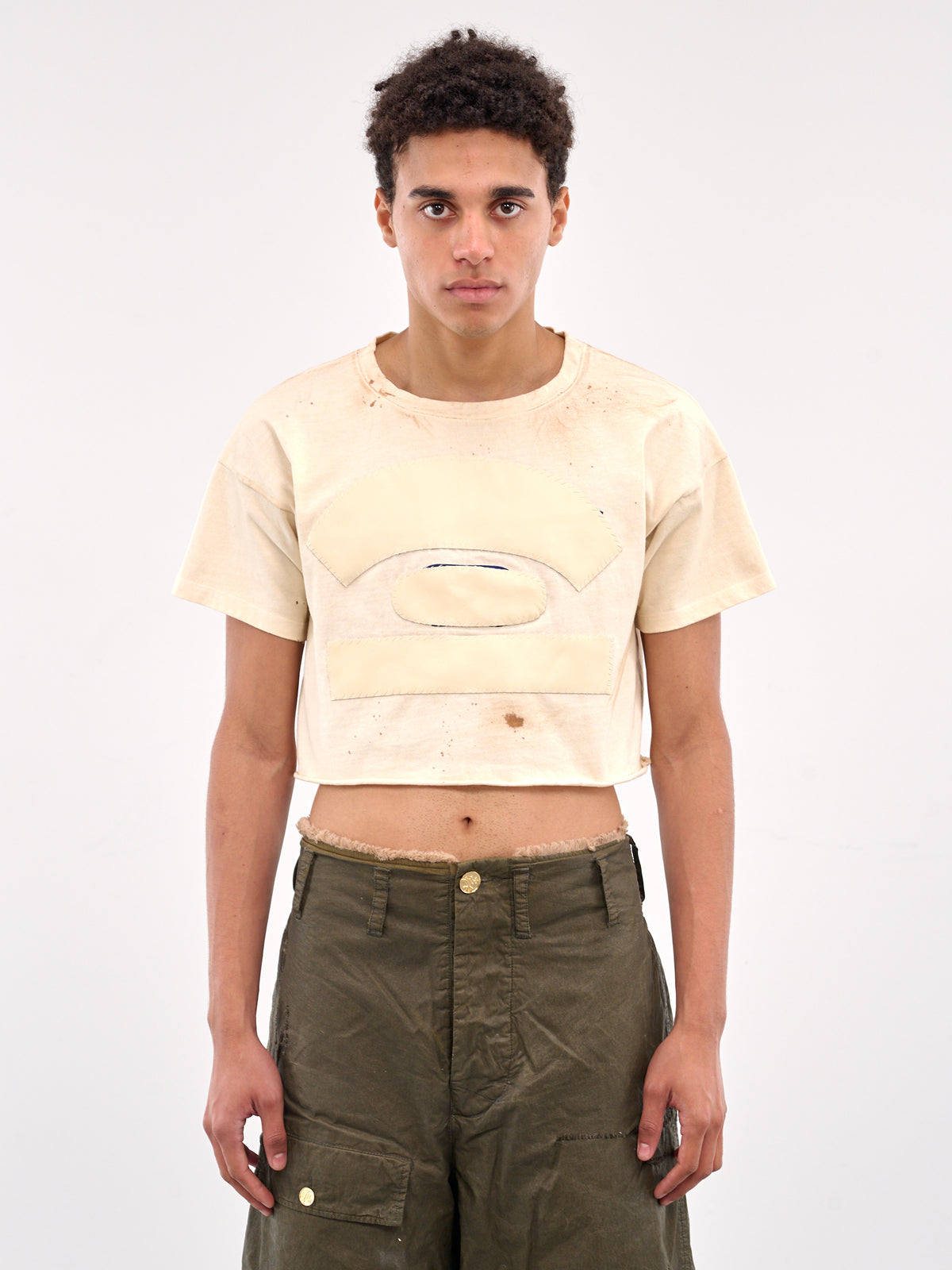 Boyfriend Crop Top (MD5SWH02AP-JE488-CREAM)