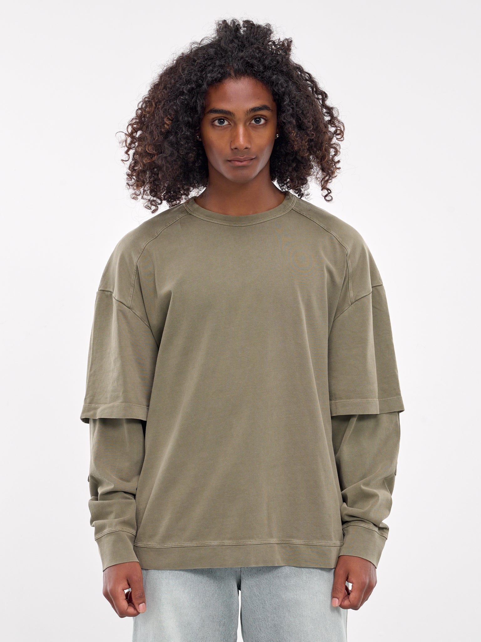 Layered Tee (MJE08-JTS01-MILITARY-GREEN)