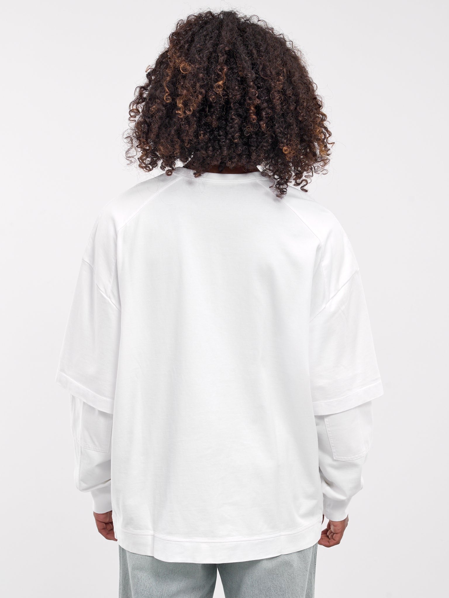 Layered Tee (MJE08-JTS01-WASHED-WHITE)