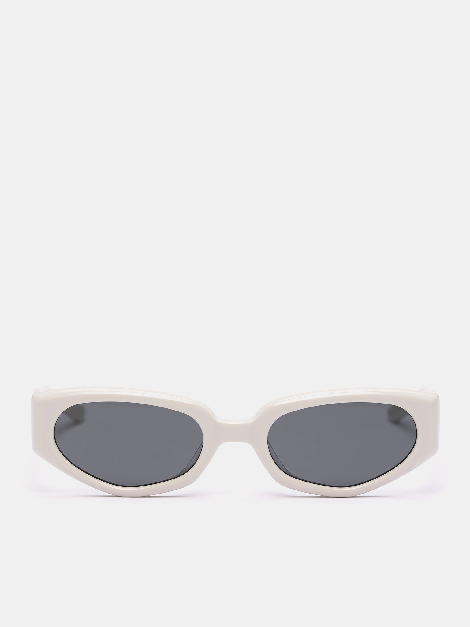 Margiela Geometric MM205 Sunglasses (MM205-G12-OFF-WHITE-BLACK)