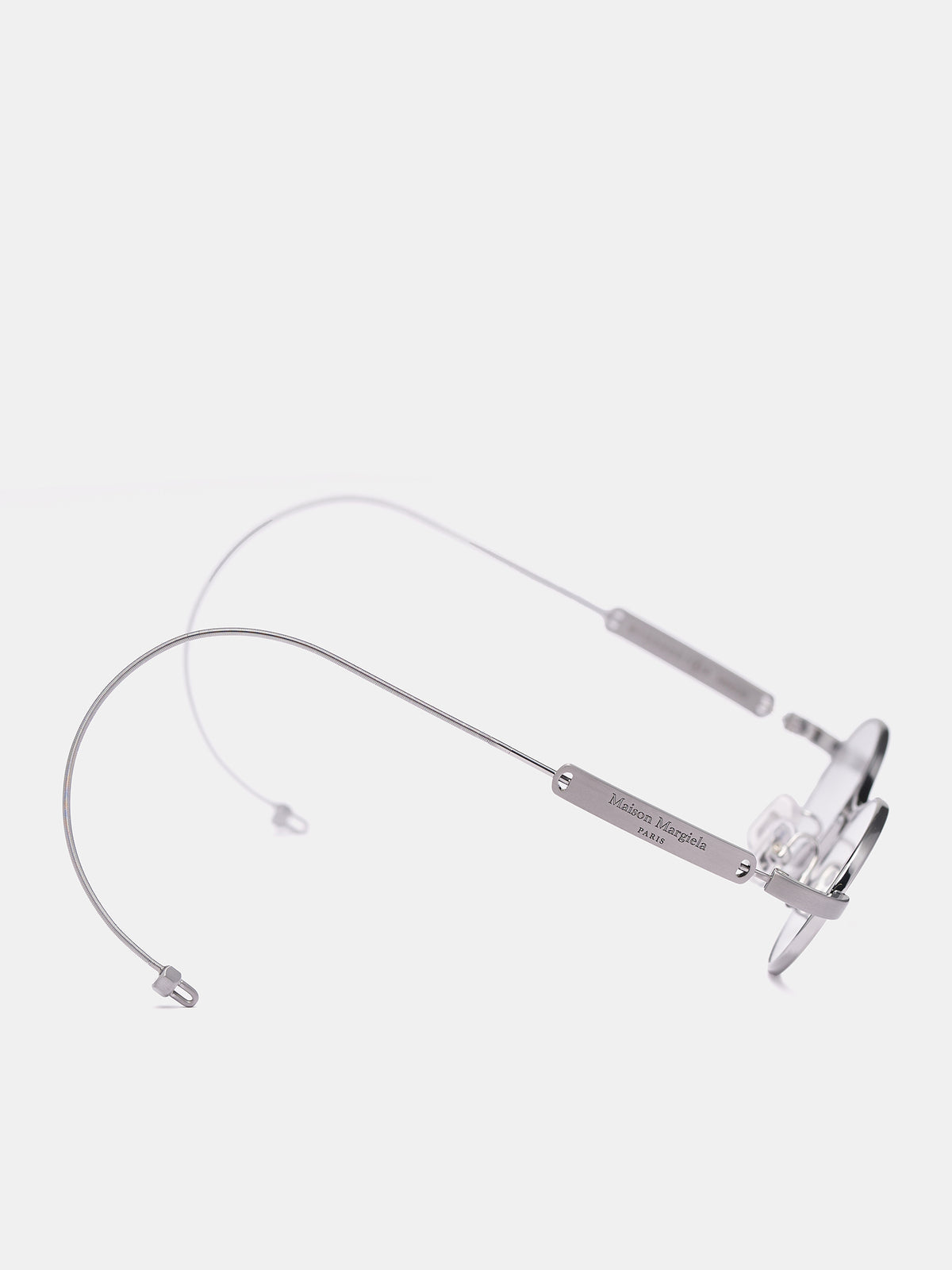 Margiela MM220 Glasses (MM220-A02-SILVER-CLEAR)