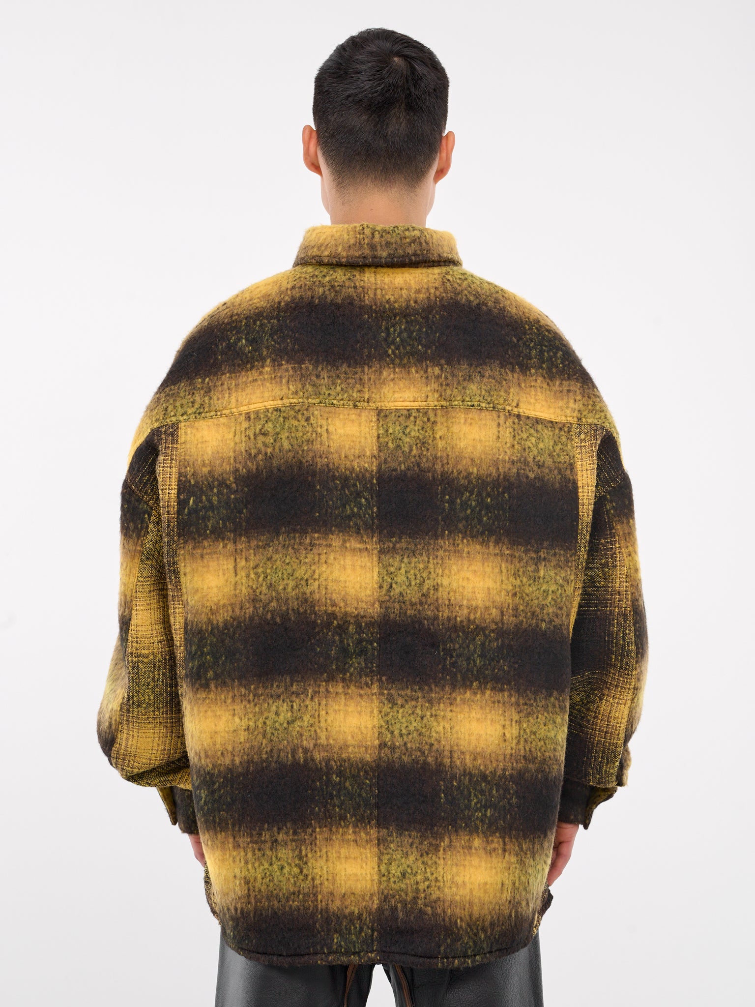 Mohair Check Overshirt (MOHAIR-CHECK-SHIRT-GREEN)