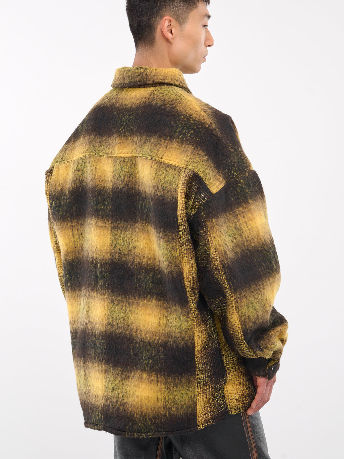 Mohair Check Overshirt (MOHAIR-CHECK-SHIRT-GREEN)