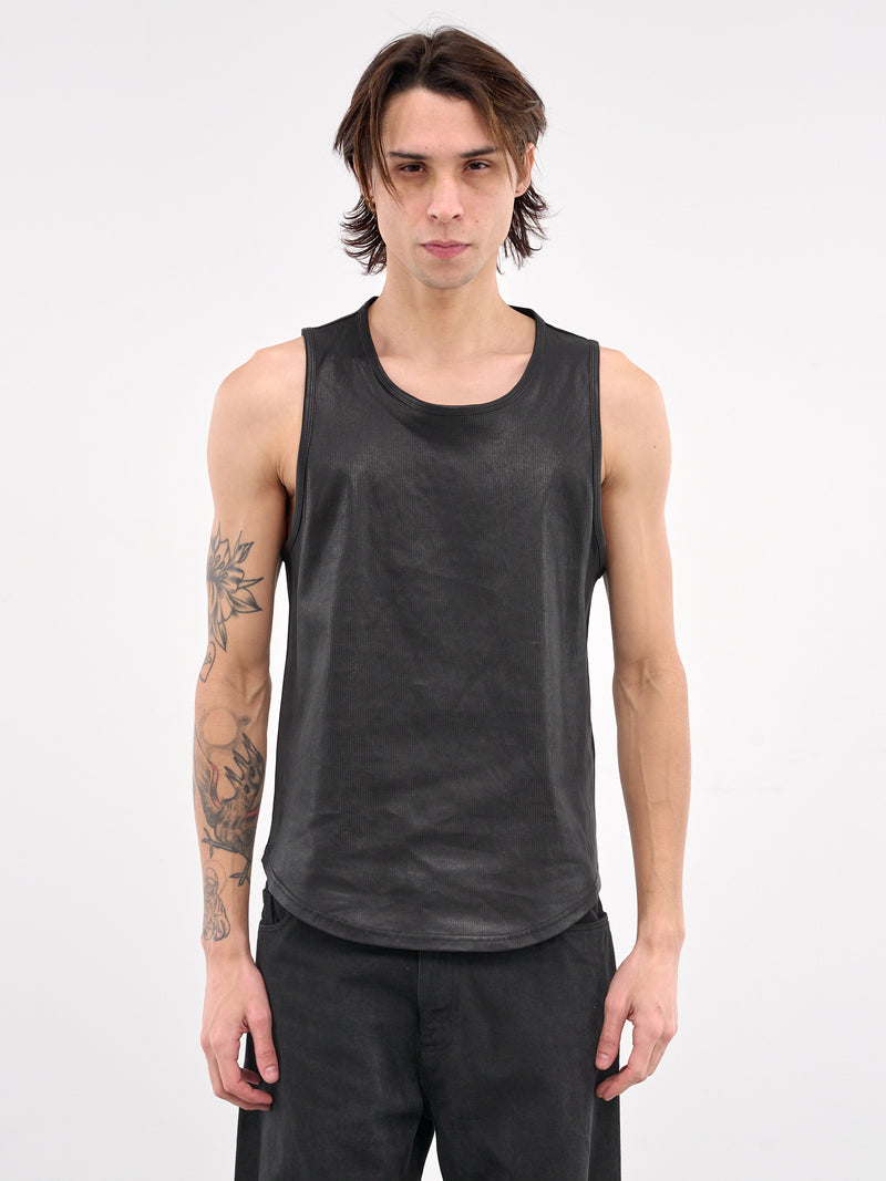 Ribbed Tank Top (MP23LC1S-TT1005-BLACK)