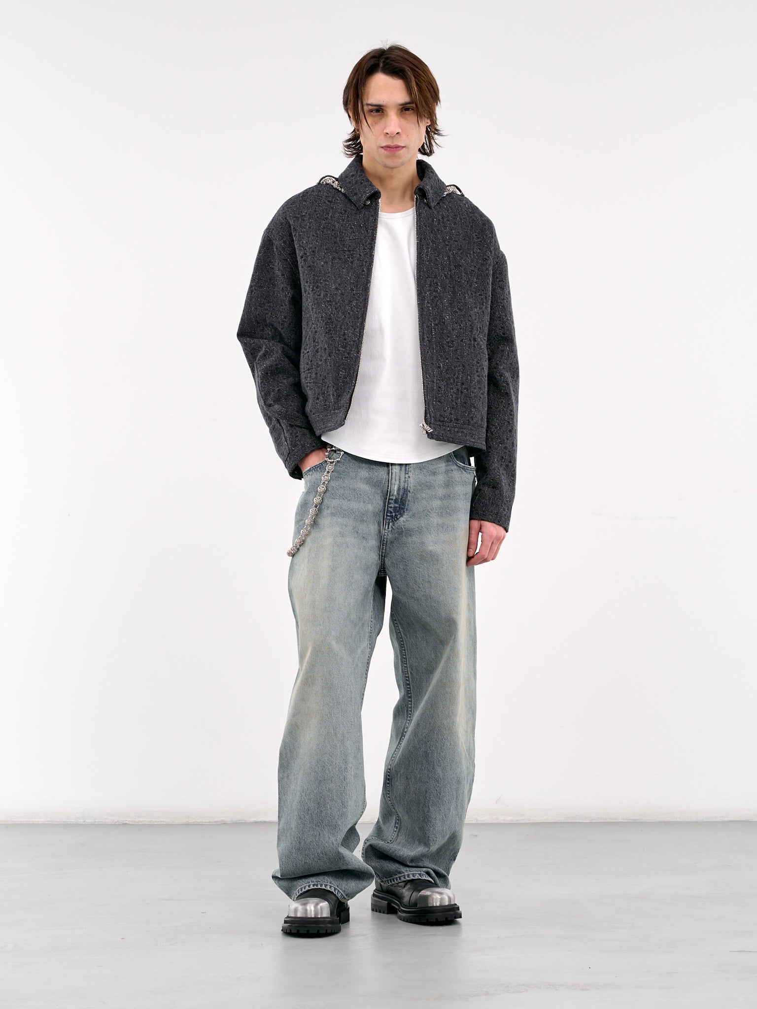 Straight Baggy Jeans (MF24DF1S-JE2006-OIL-BLUE)