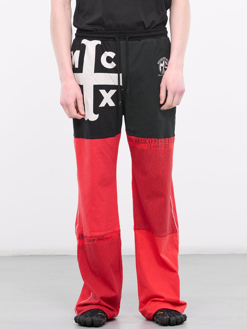 Regenerated Graphic Tee Pants (MPA053-UJER0003-RED)