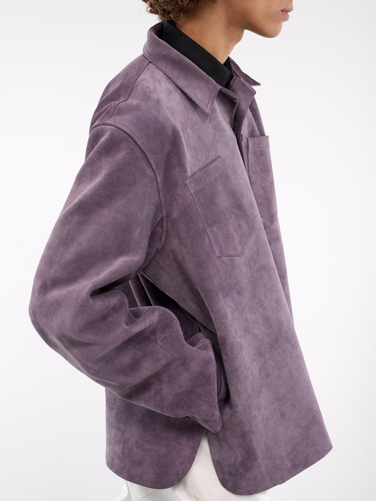 Suede Overshirt (MRF24JA002-PURPLE)