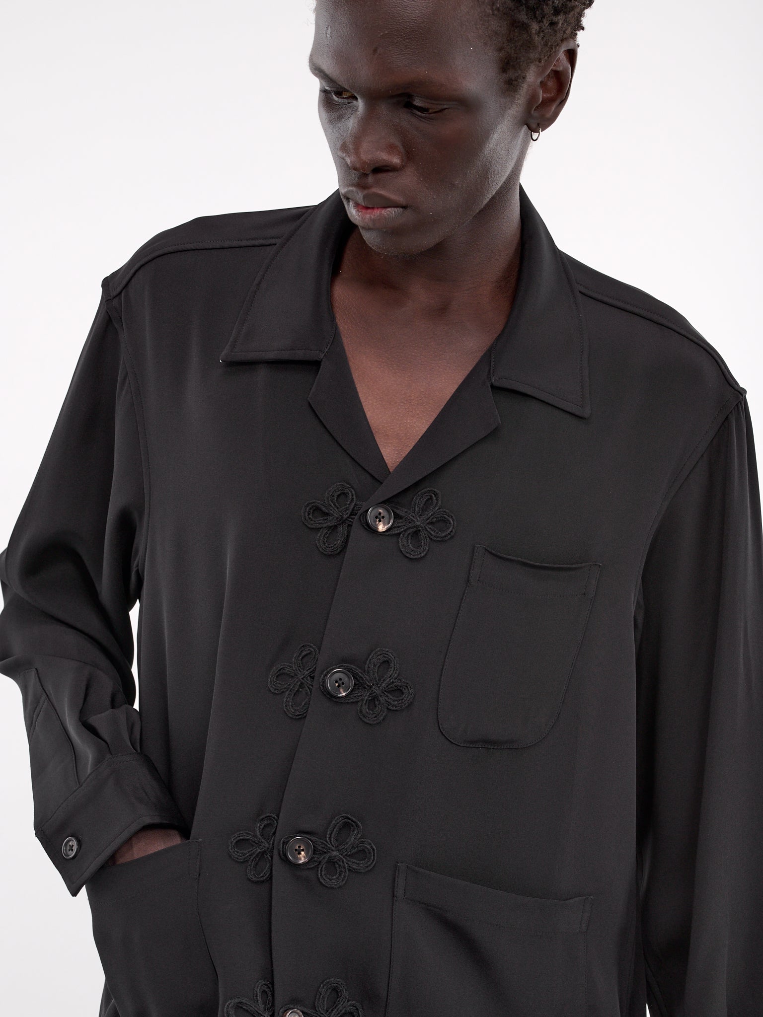 Trillium Long Sleeve Shirt (MRF24SH056-BLACK)