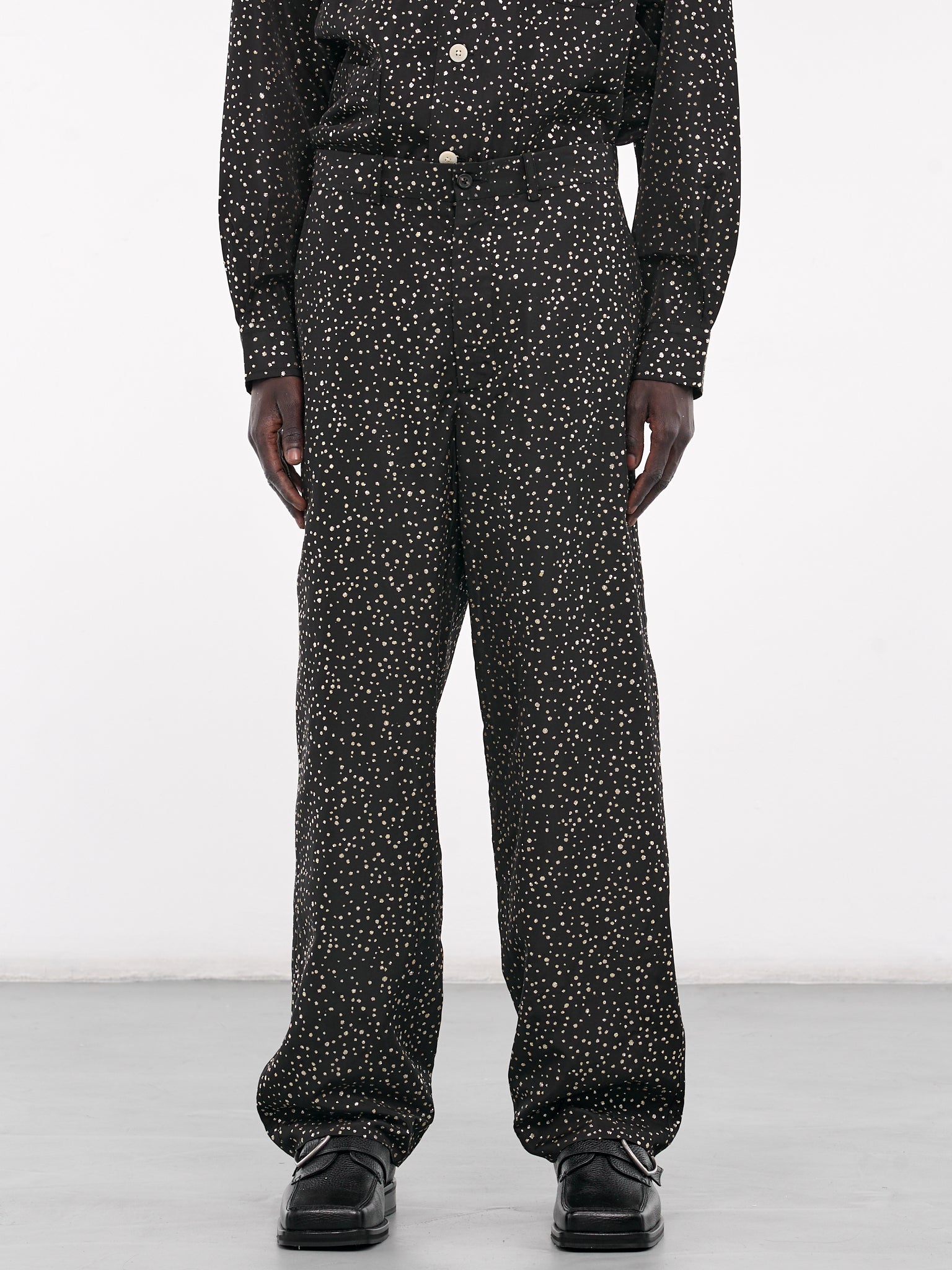 Glitter Trousers (MRF24BT067-BLACK)