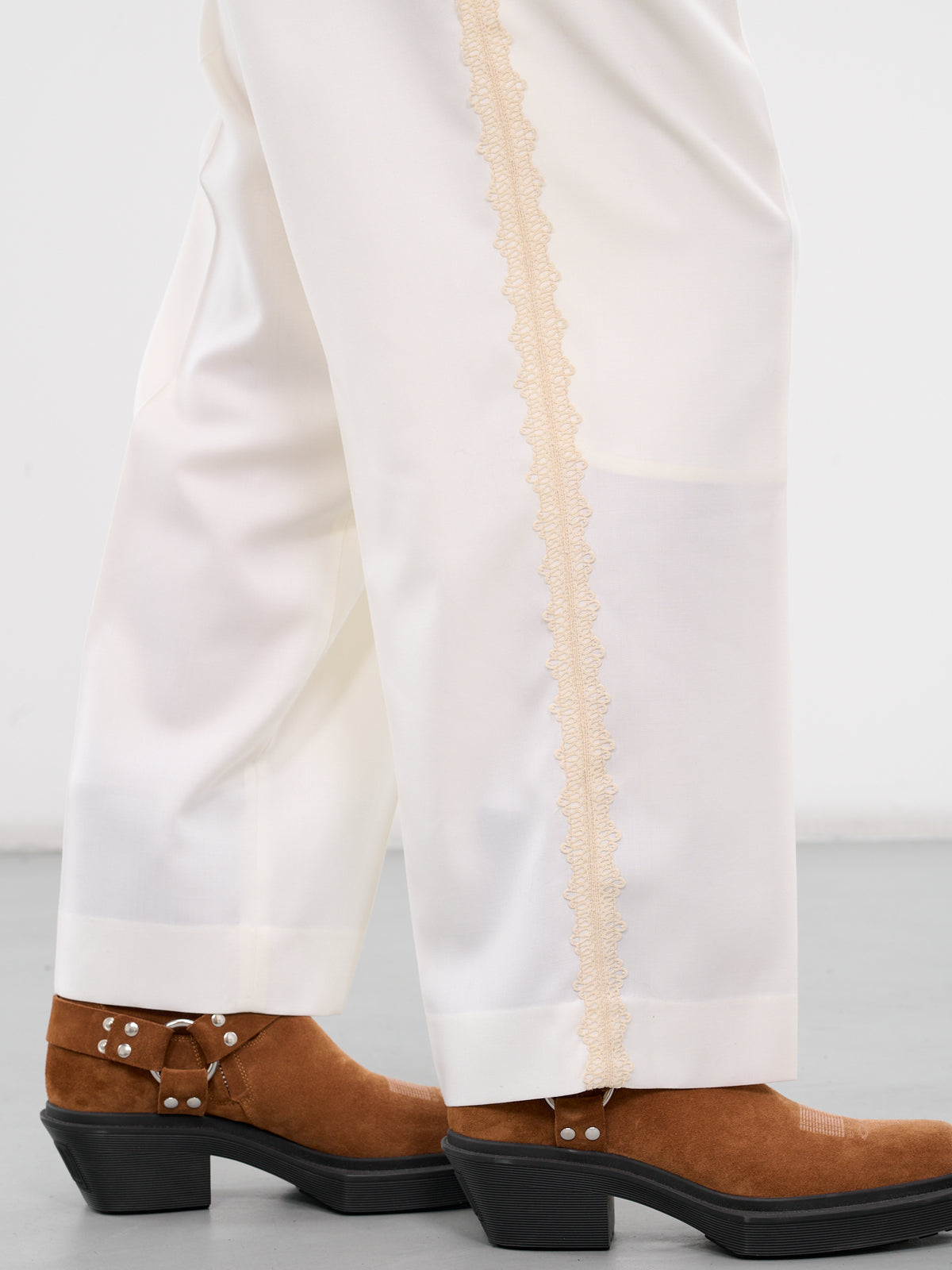 Lacework McNab Trousers (MRS24BT035-IVORY)