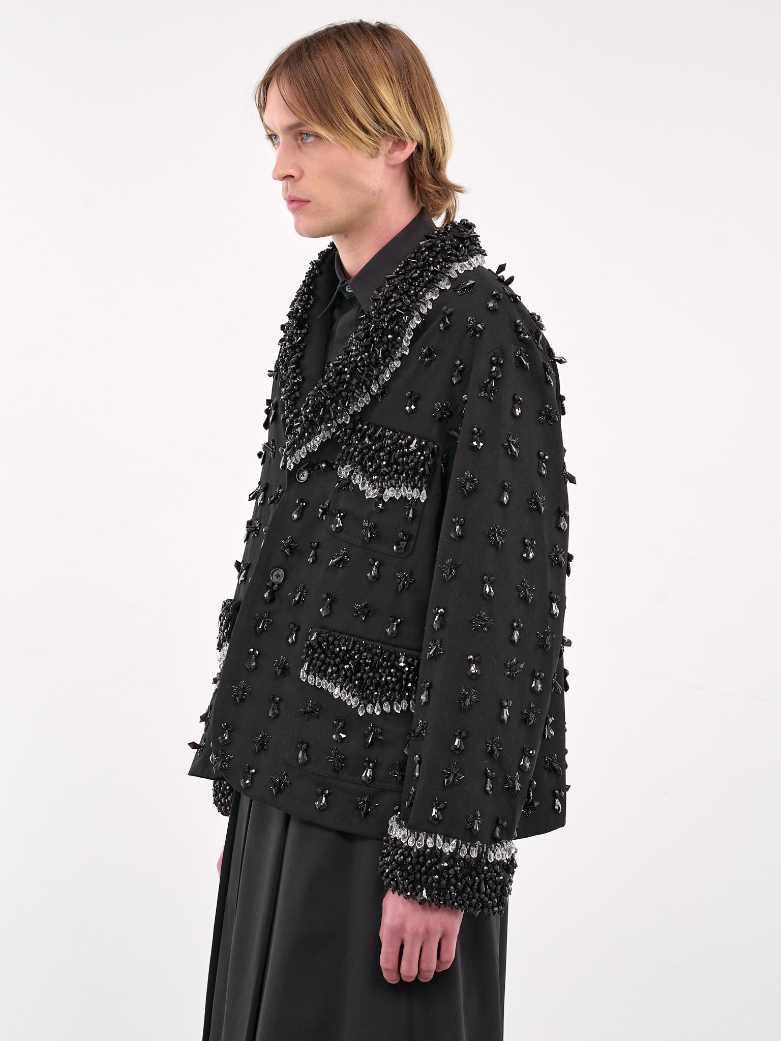 Beaded Tempest Jacket (MRS25JA014-BLACK)