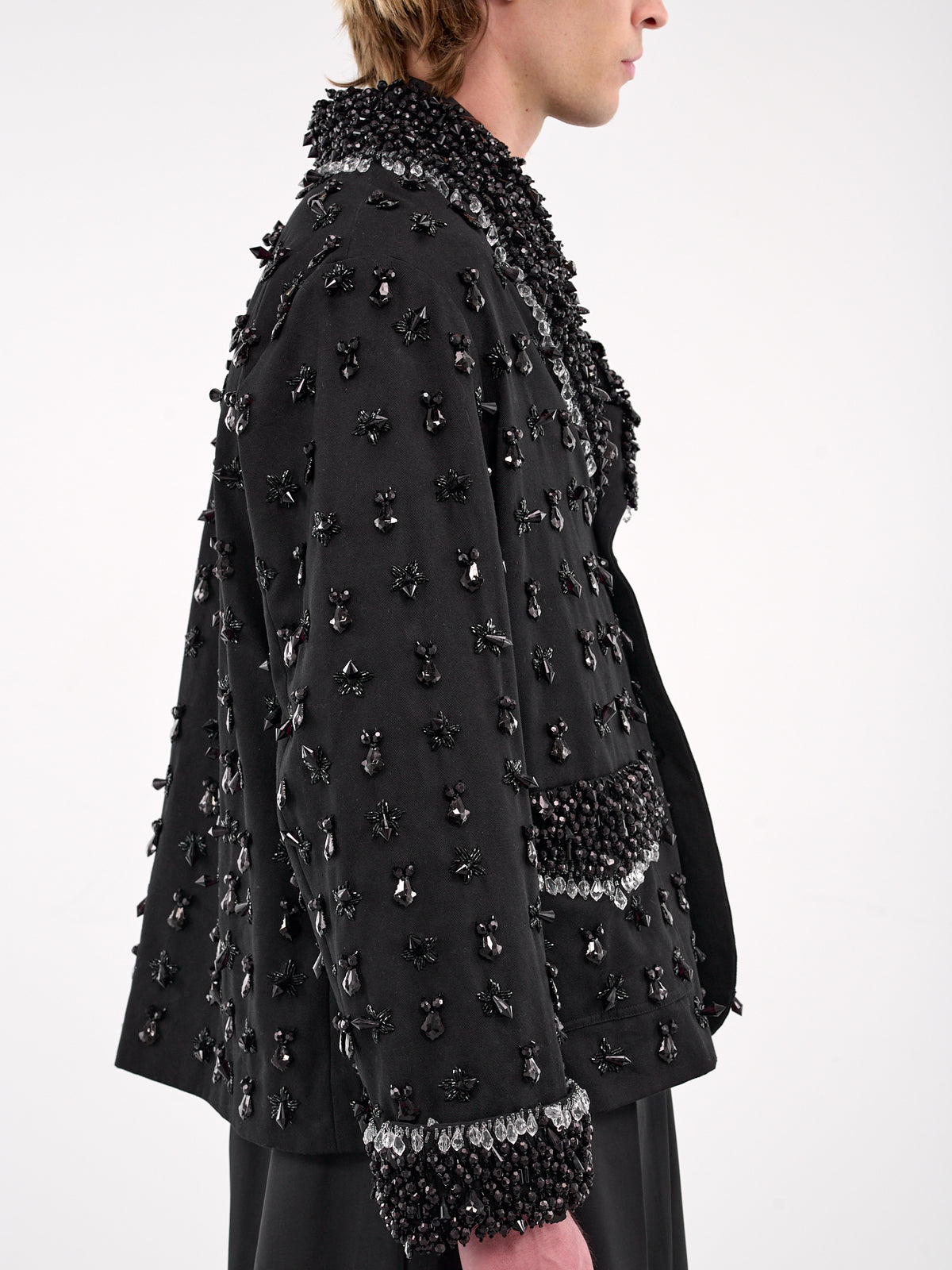 Beaded Tempest Jacket (MRS25JA014-BLACK)