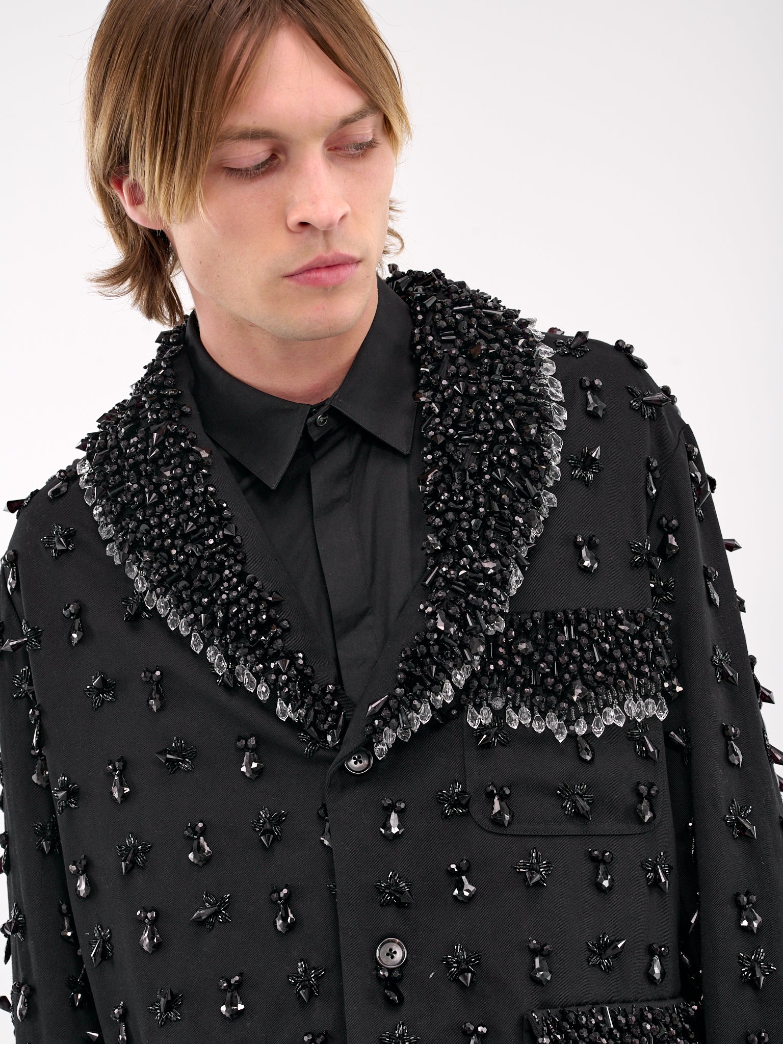 Beaded Tempest Jacket (MRS25JA014-BLACK)