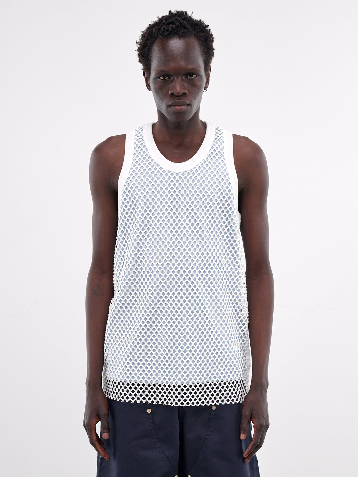 Record Tank Top (MS25JE40-JE01-400-WHITE-LIGHT-)