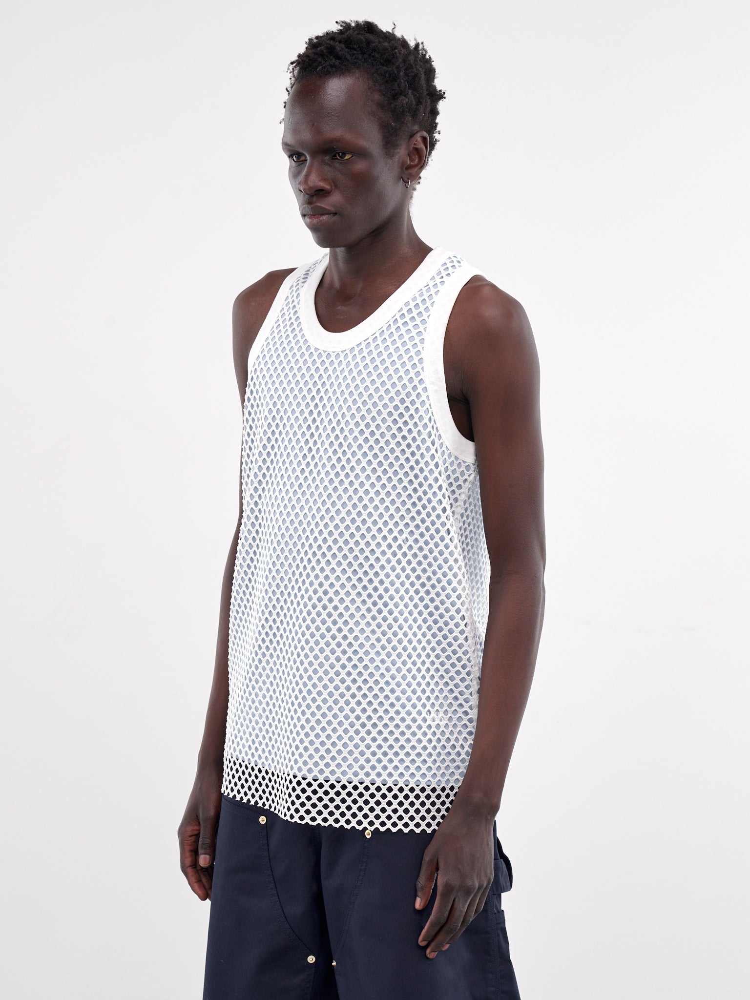 Record Tank Top (MS25JE40-JE01-400-WHITE-LIGHT-)