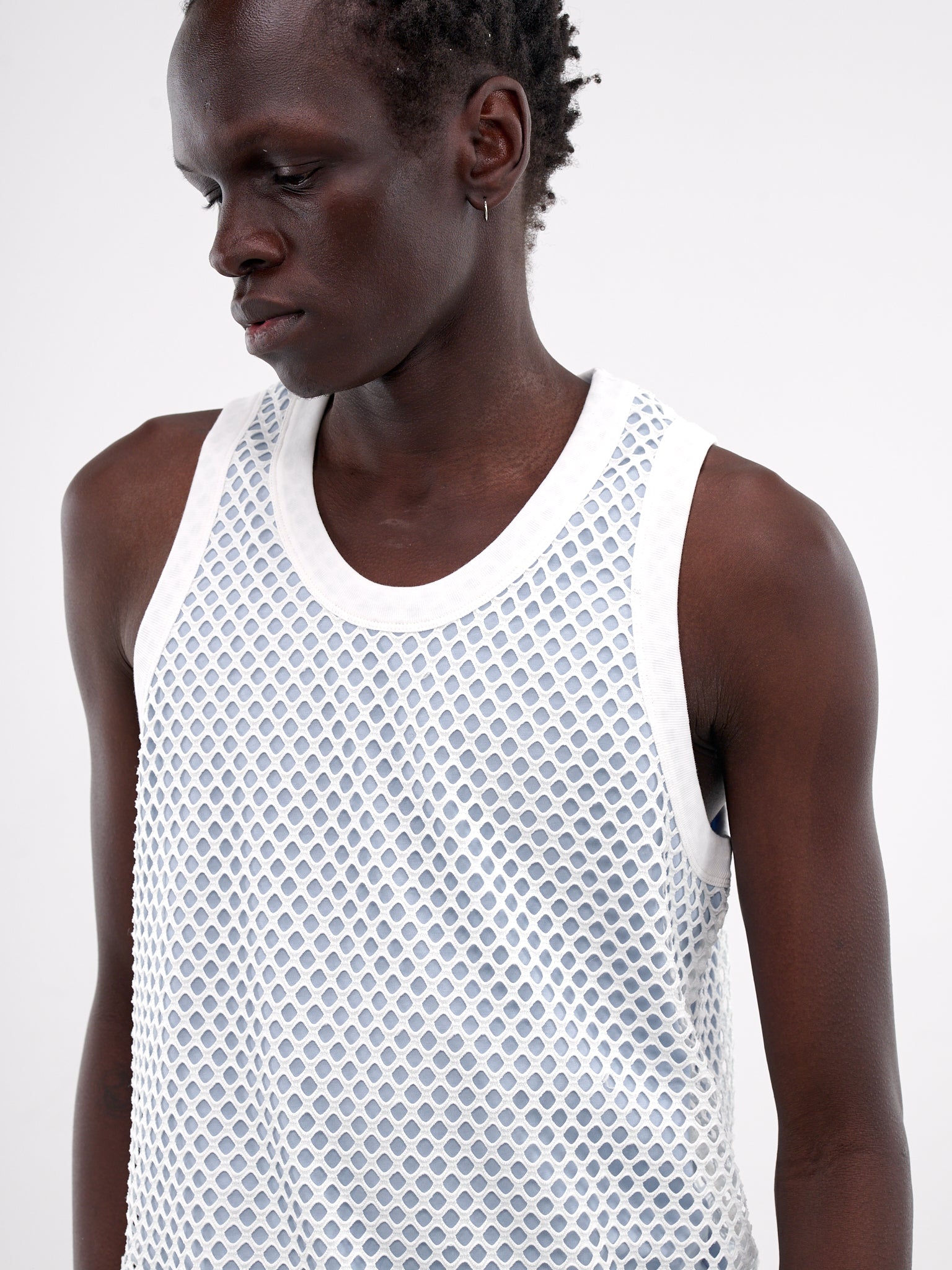 Record Tank Top (MS25JE40-JE01-400-WHITE-LIGHT-)