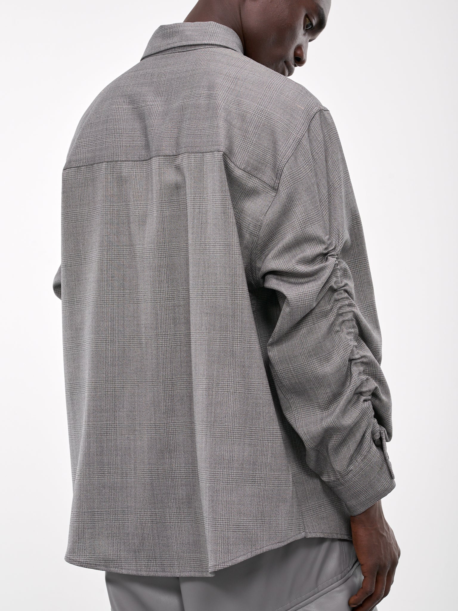 Check Shirt (MSH16-FAW12-GREY-BLACK)