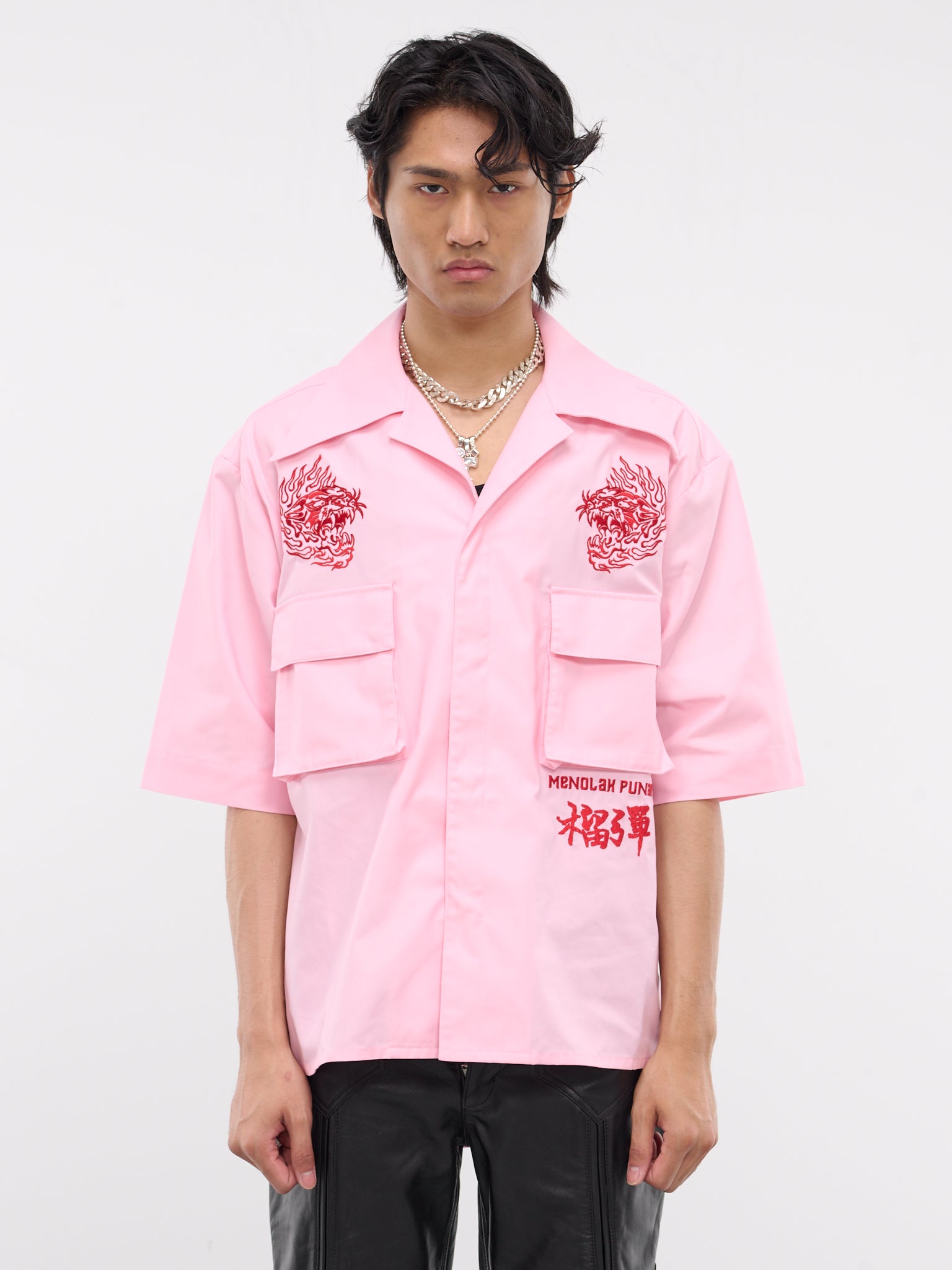 Hustler Shirt (MT079W-GA-BABY-PINK)