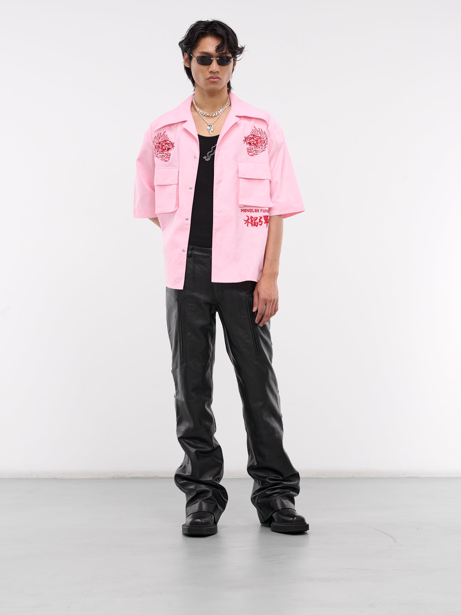 Hustler Shirt (MT079W-GA-BABY-PINK)