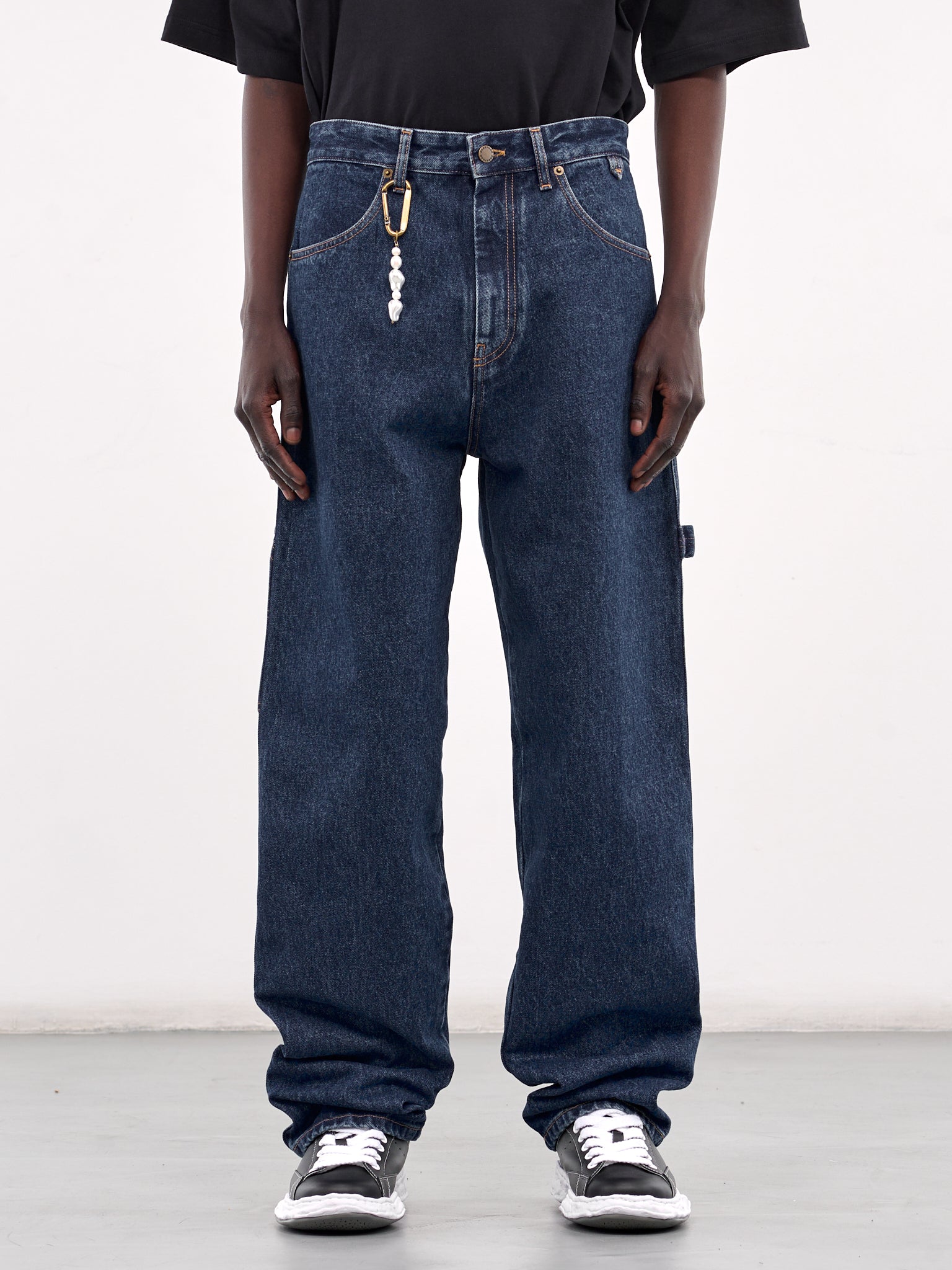 John Relaxed Denim Work Trousers (MTR01-DBL01W02-DENIM)