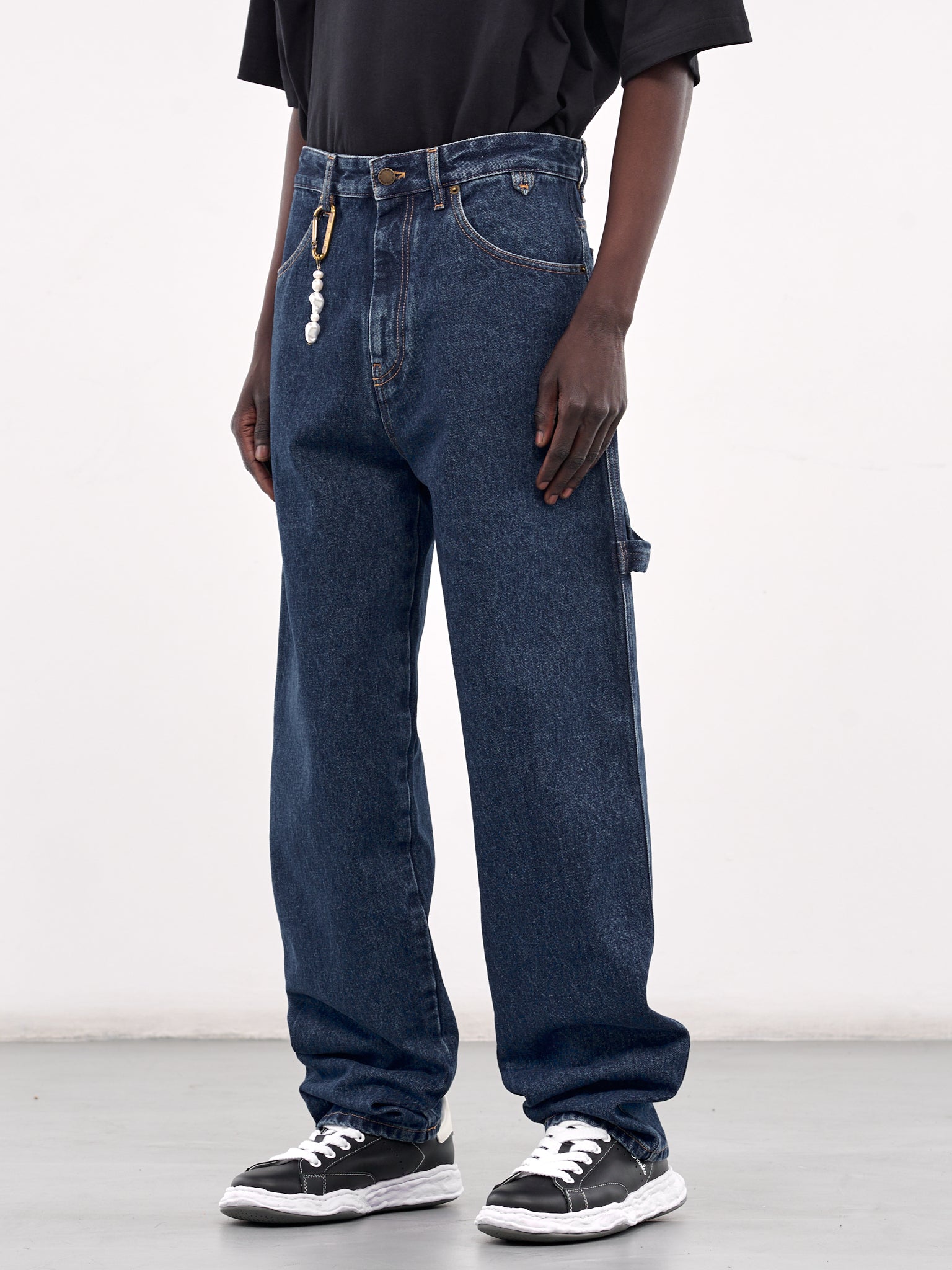 John Relaxed Denim Work Trousers (MTR01-DBL01W02-DENIM)