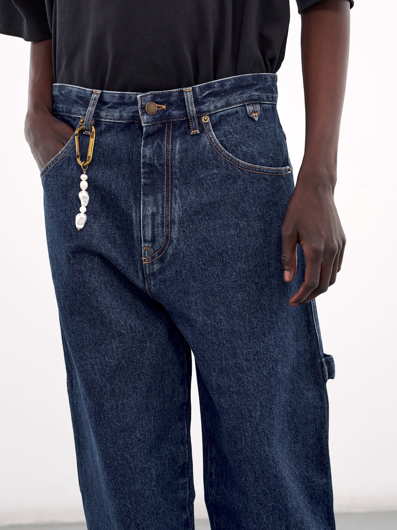 John Relaxed Denim Work Trousers (MTR01-DBL01W02-DENIM)