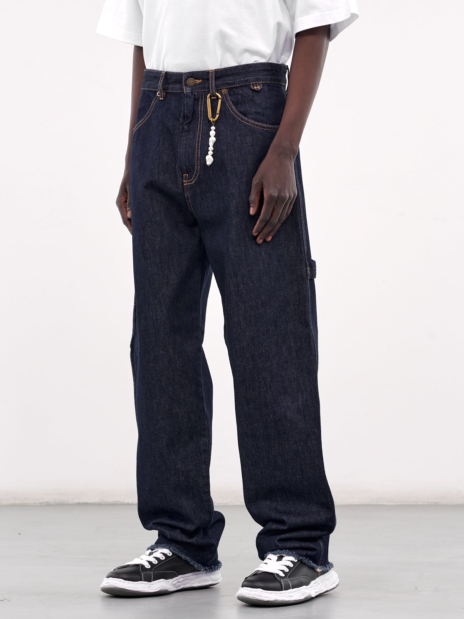 John Raw Denim Work Trousers (MTR01-DBL03-RAW-DENIM-BLUE)