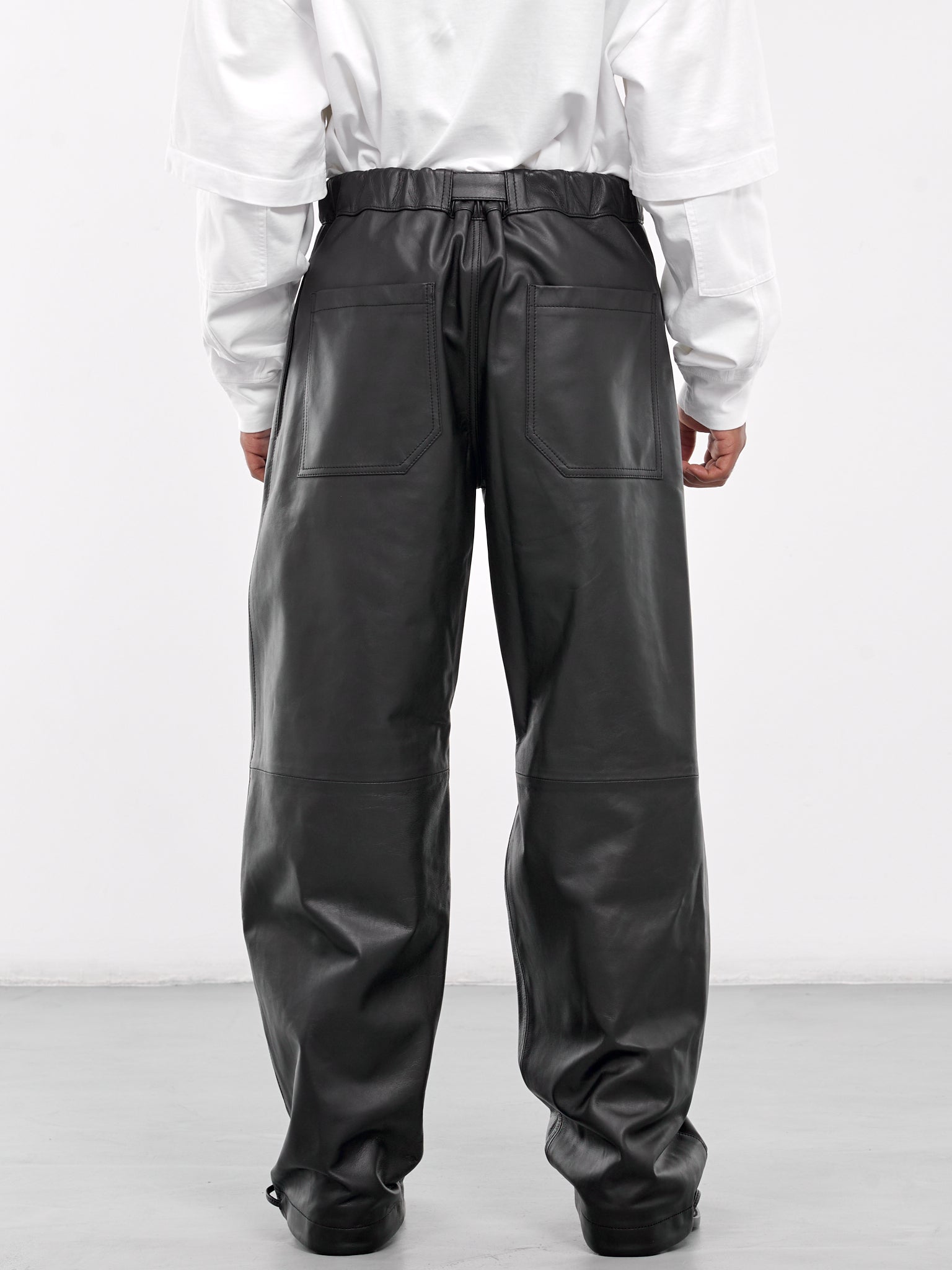 Leather Trousers (MTR09-LTP01-BLACK)