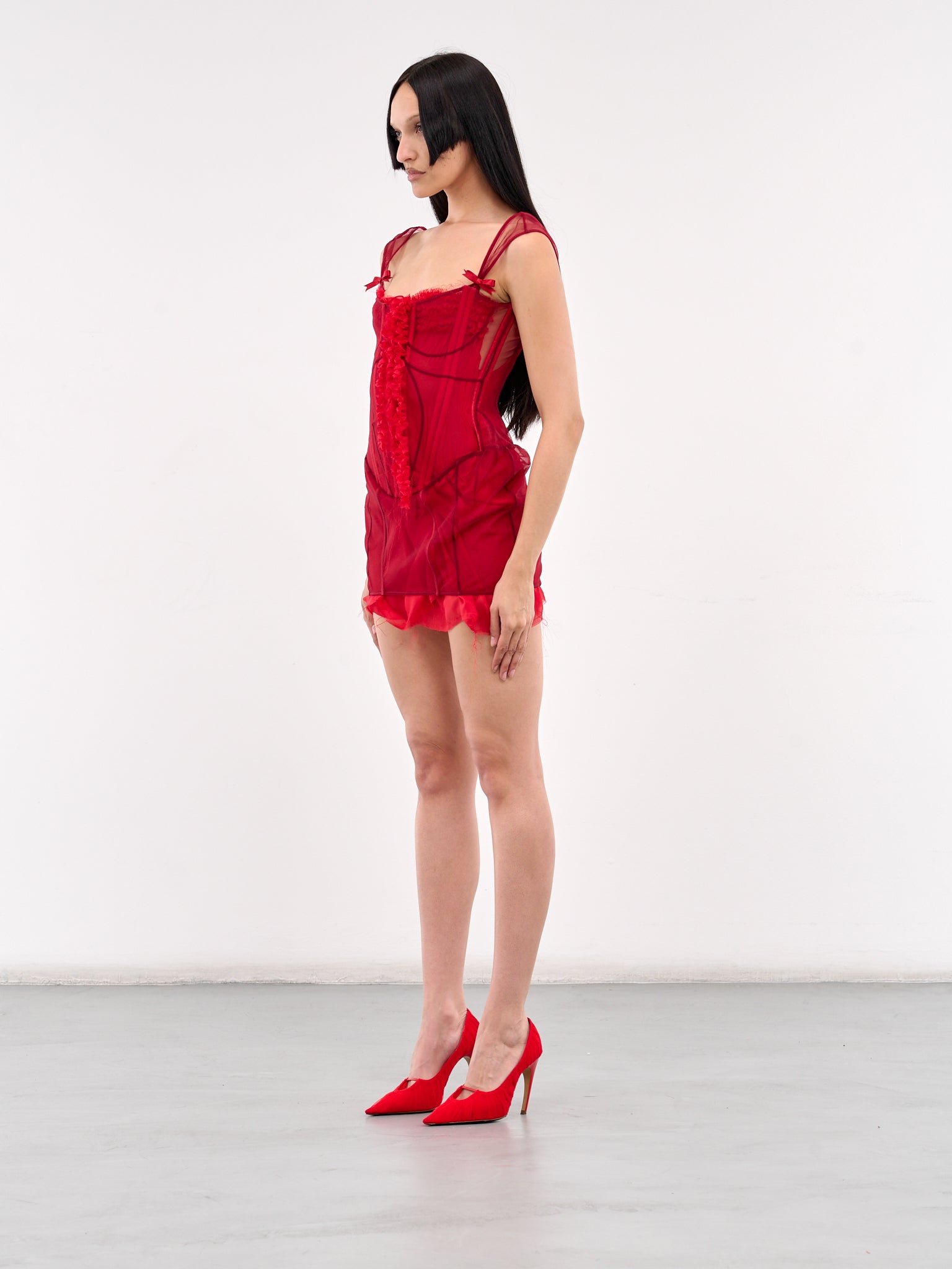 Multi-Dimension Dress (MULTIDIMENSION-DRESS-RED)