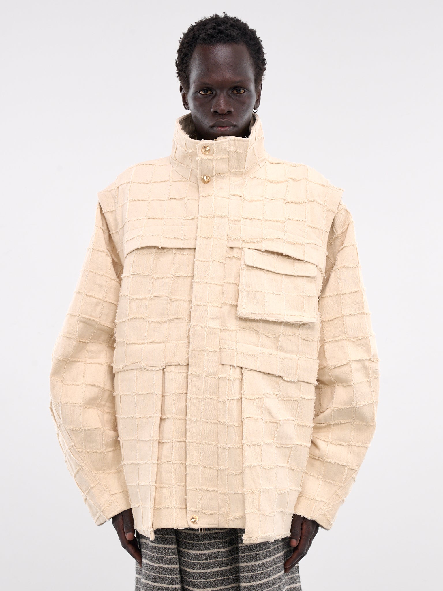 Otto Field Jacket (N3-JK-03B-WC-WEAVED-CANVAS)