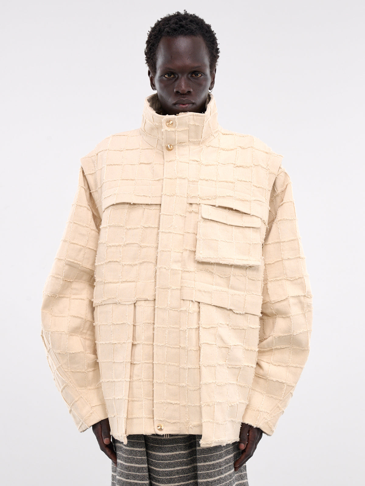 Otto Field Jacket (N3-JK-03B-WC-WEAVED-CANVAS)