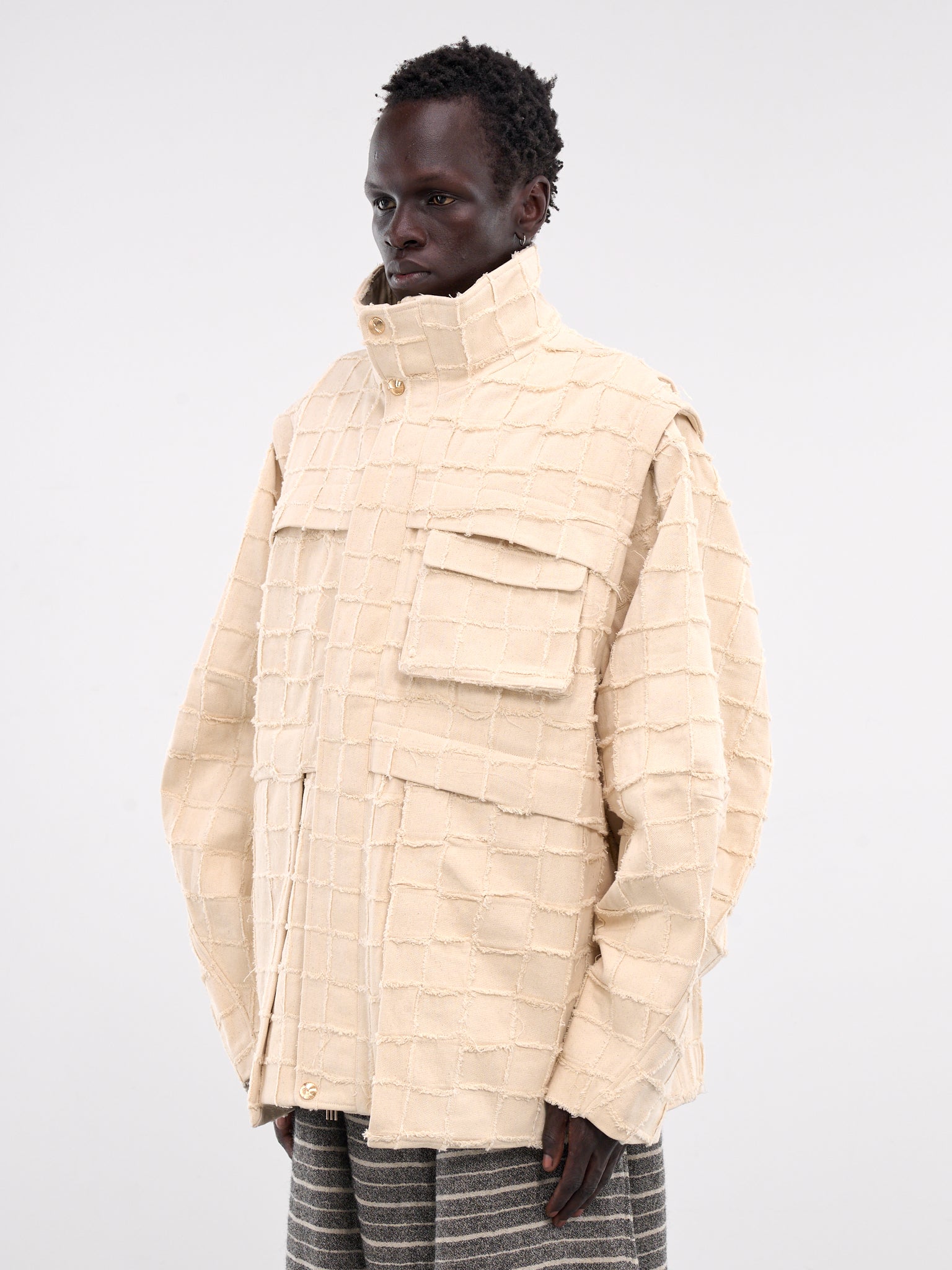 Otto Field Jacket (N3-JK-03B-WC-WEAVED-CANVAS)