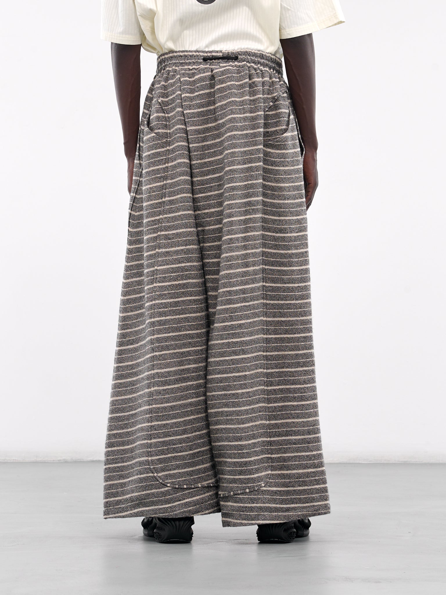 Maurice Striped Wide Pajama Pants (N3-PT-01-SBT-STRIPED-BLACK-TOW)