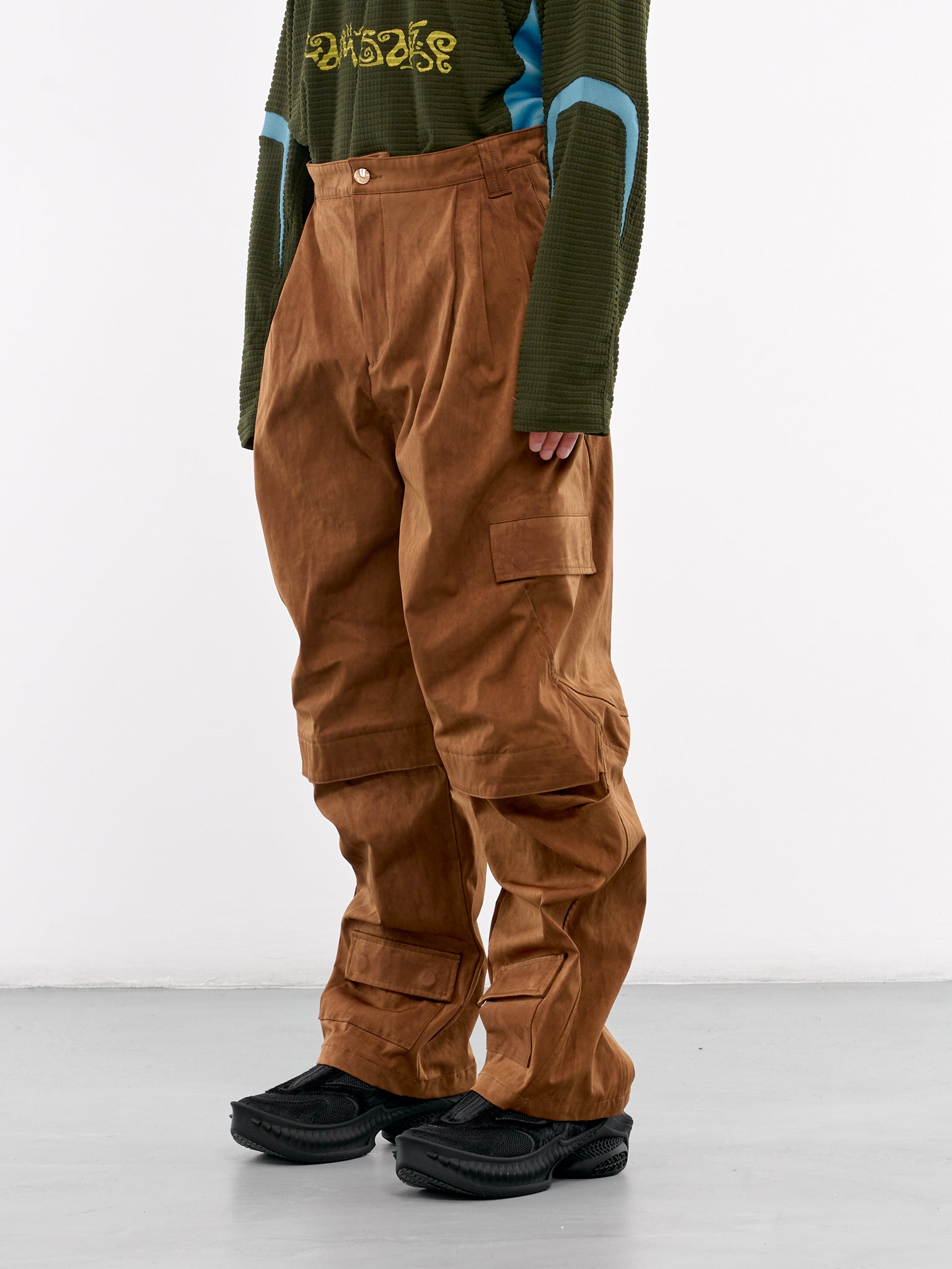 Cassell Stained Cargo Pants (N3-PT-09-CB-COFFEE-BEAN)