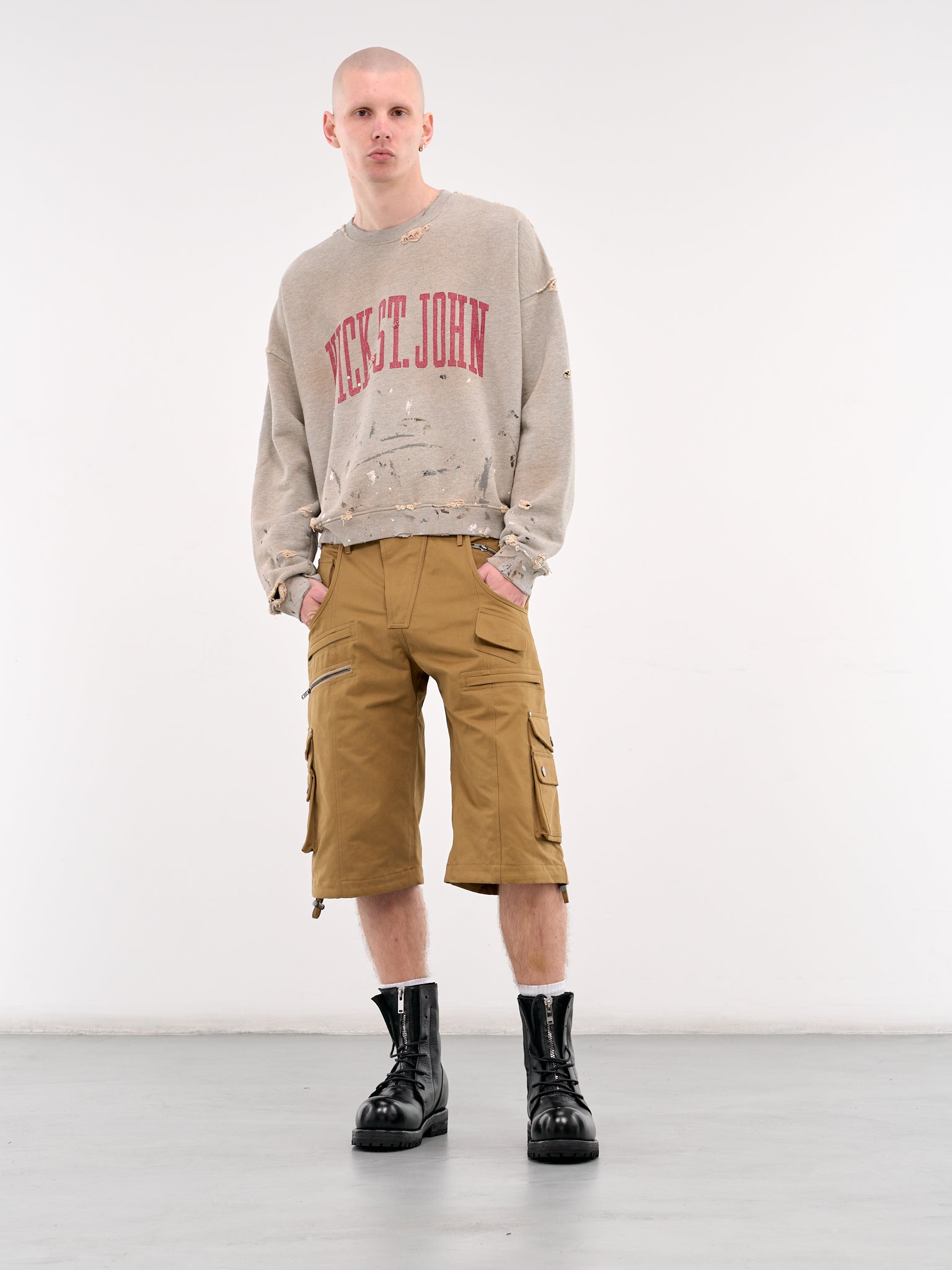 Nick St. John Crewneck (NICK-ST-JOHN-HTR-GREY)