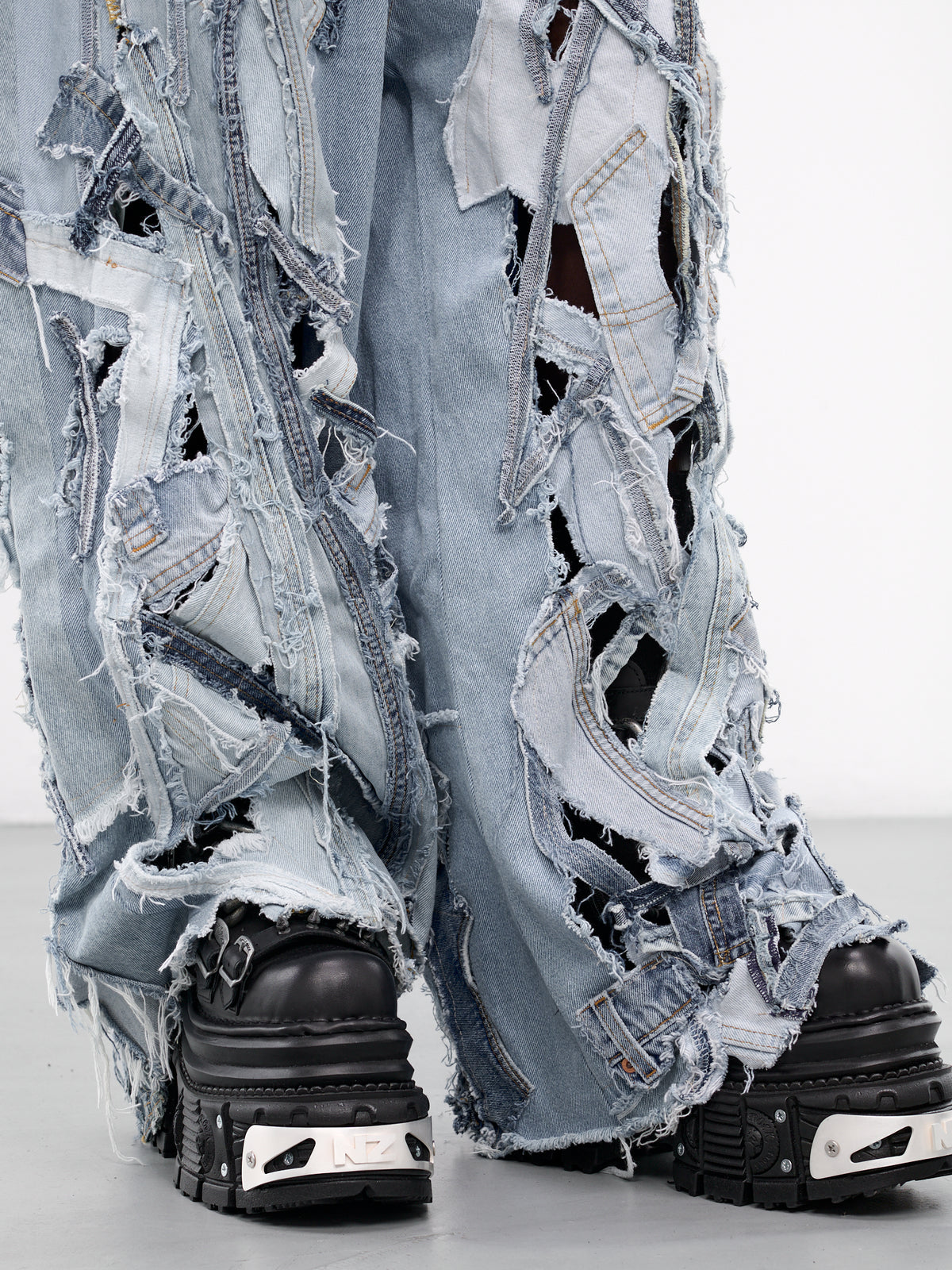 Upcycled Denim Pants (NZ303-87-DENIM-LIGHT-WASH)