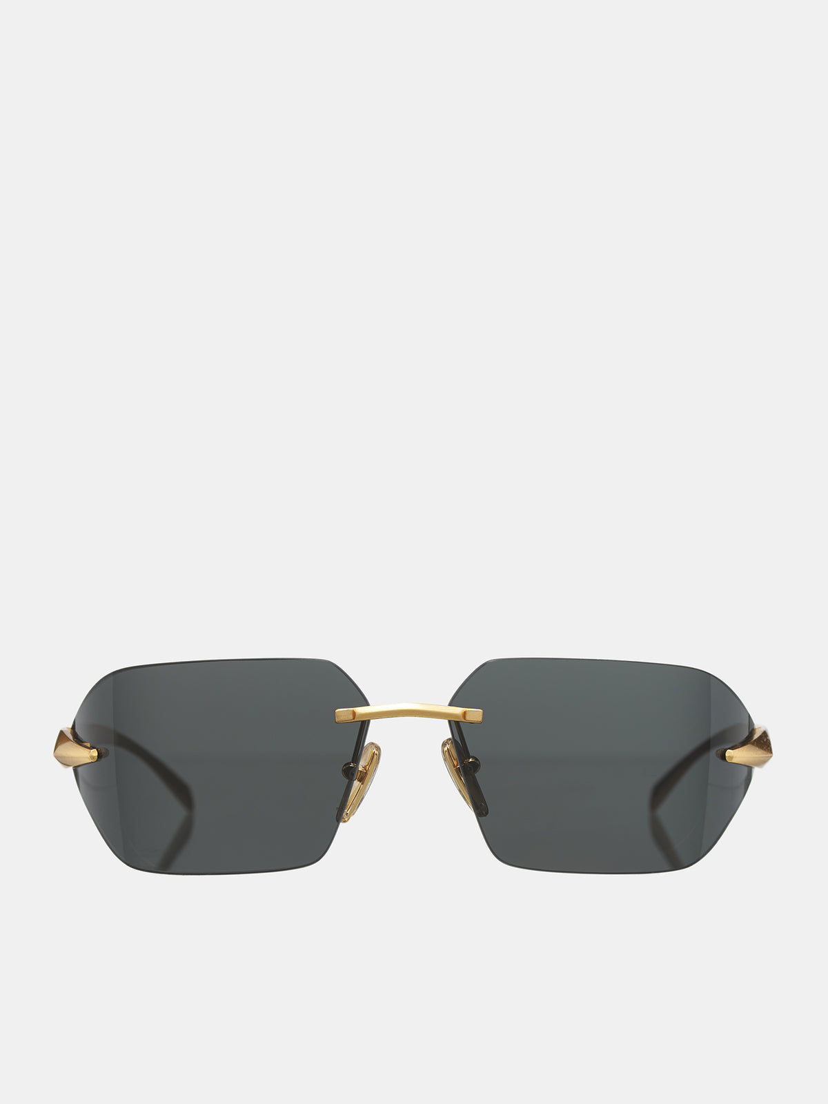 Wraparound Sunglasses (0PR-A56S-SATIN-YELLOW-GOLD-GRE)