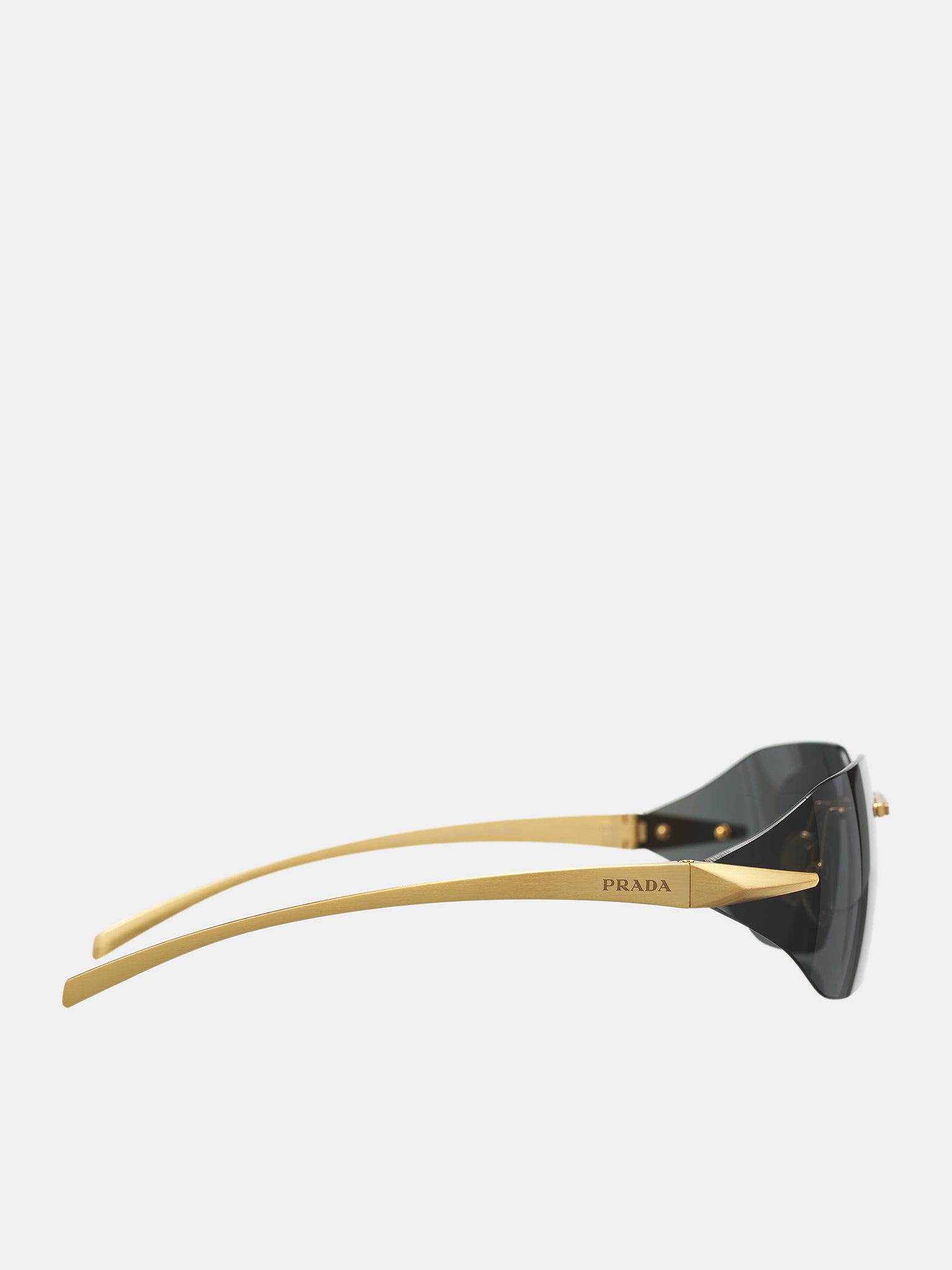 Wraparound Sunglasses (0PR-A56S-SATIN-YELLOW-GOLD-GRE)