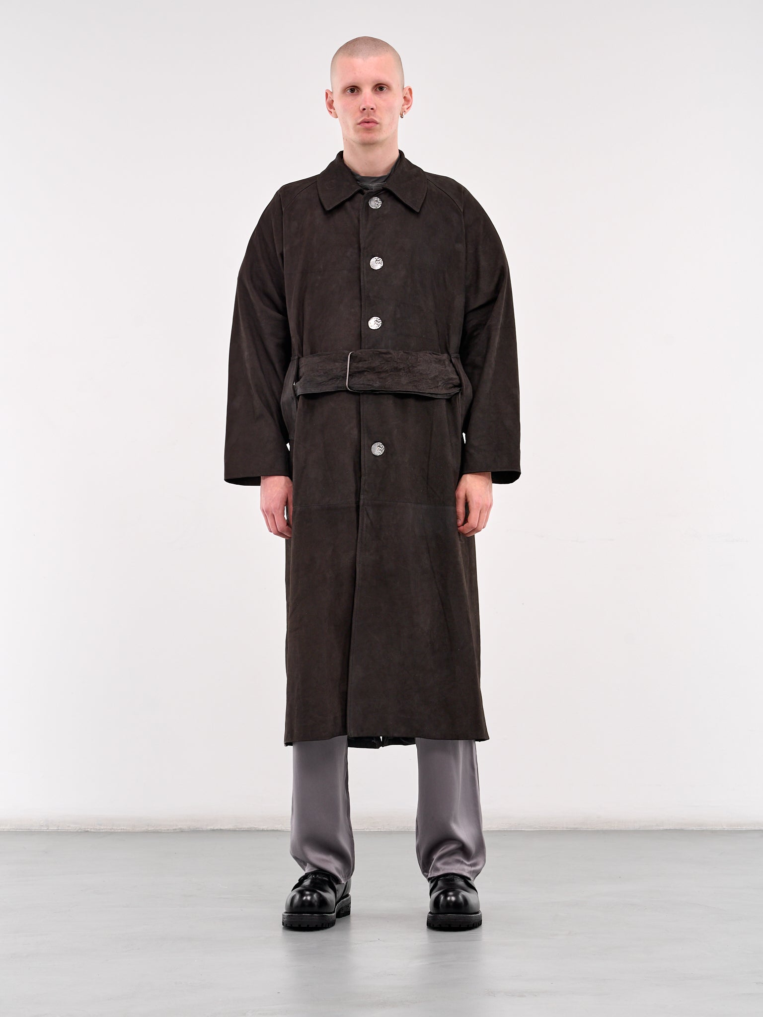 Nubuck Trench Coat (OUT-U-TRE-GAB-MUD)