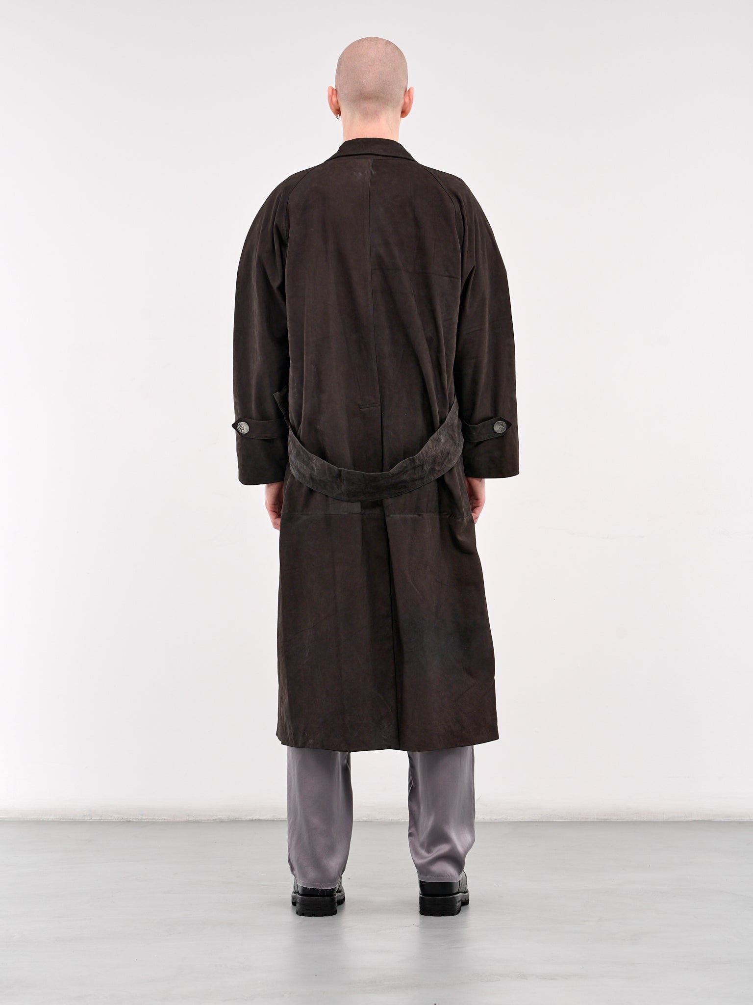 Nubuck Trench Coat (OUT-U-TRE-GAB-MUD)