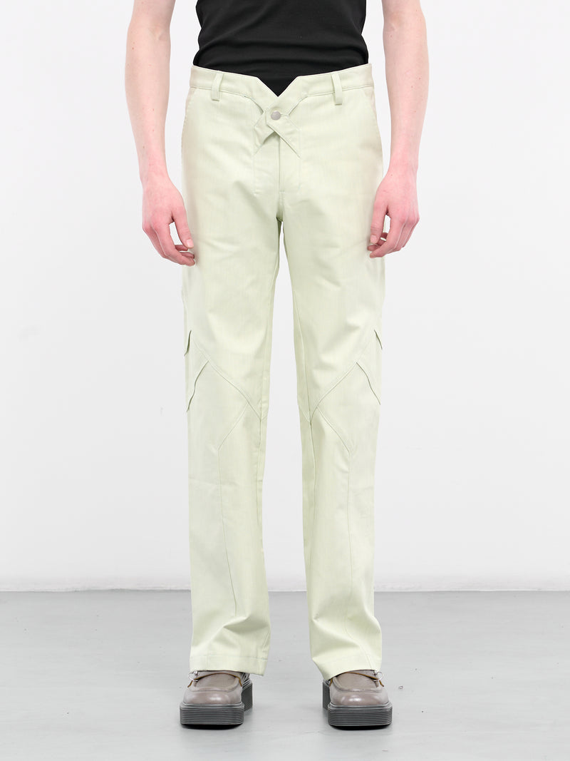 Jukebox Straight Trousers (P-02-H-MINT-GREEN)