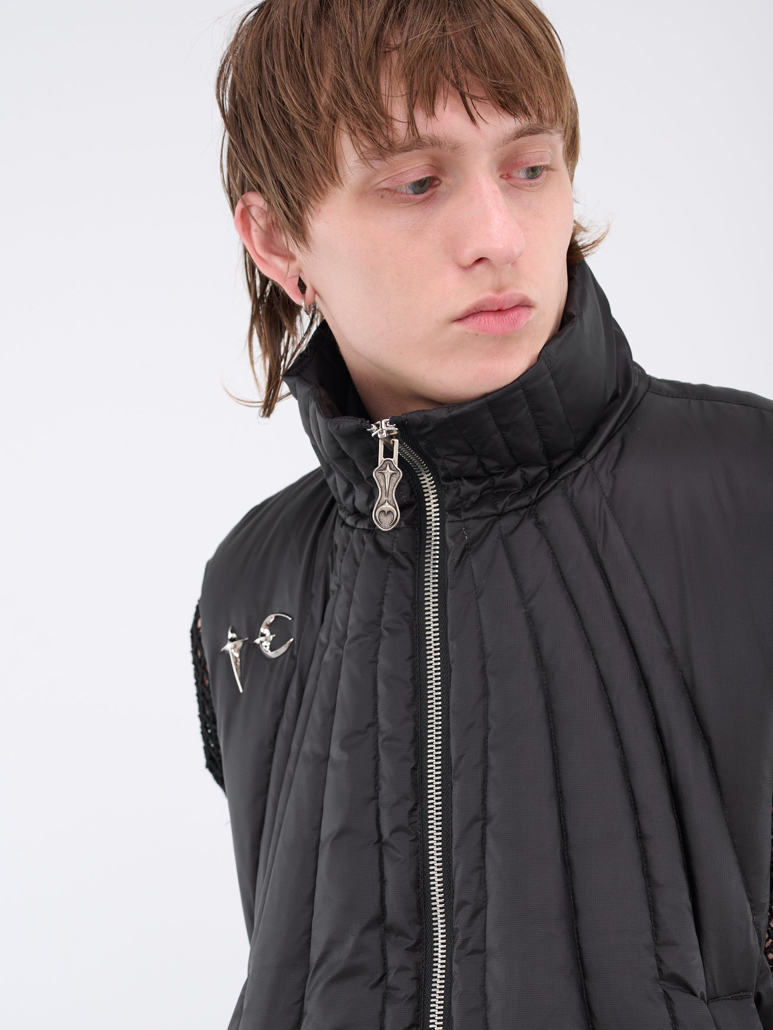 Cave Goose Down vest (PA0203-CAVE-GOOSE-BLACK)